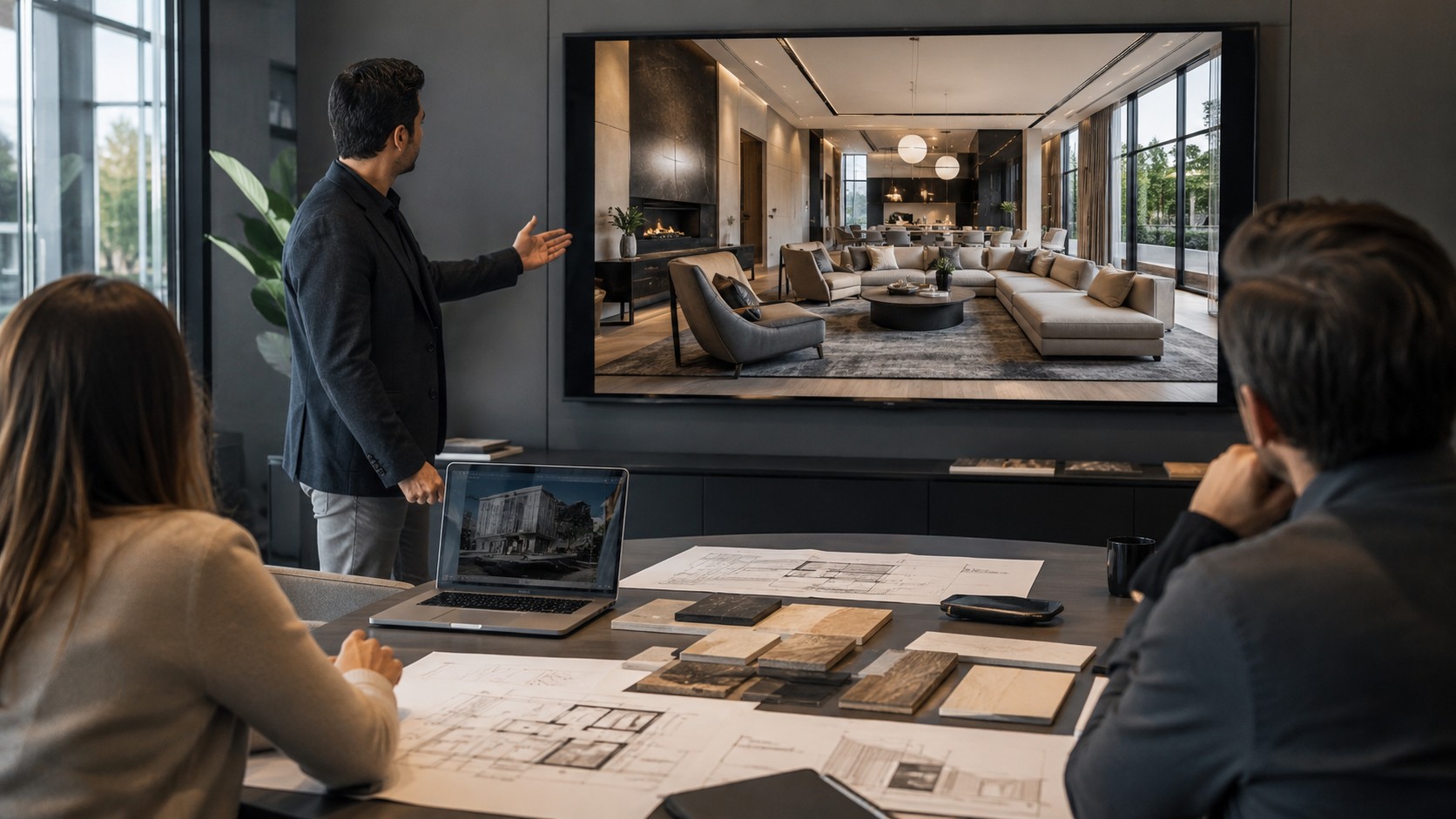 Como a renderização 3D ajuda na aprovação de projetos arquitetônicos?
