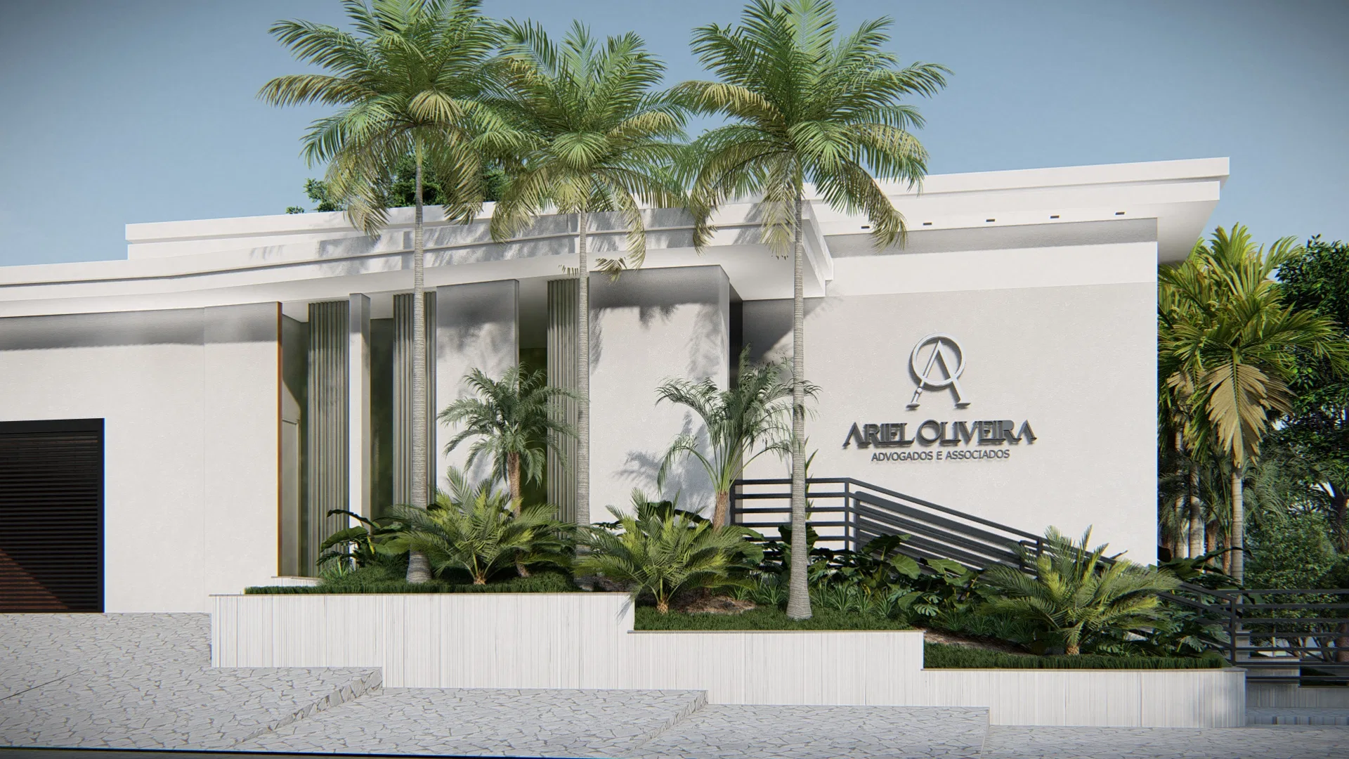 Visualização arquitetônica do projeto Ariel Advocacia — GRON 3D
