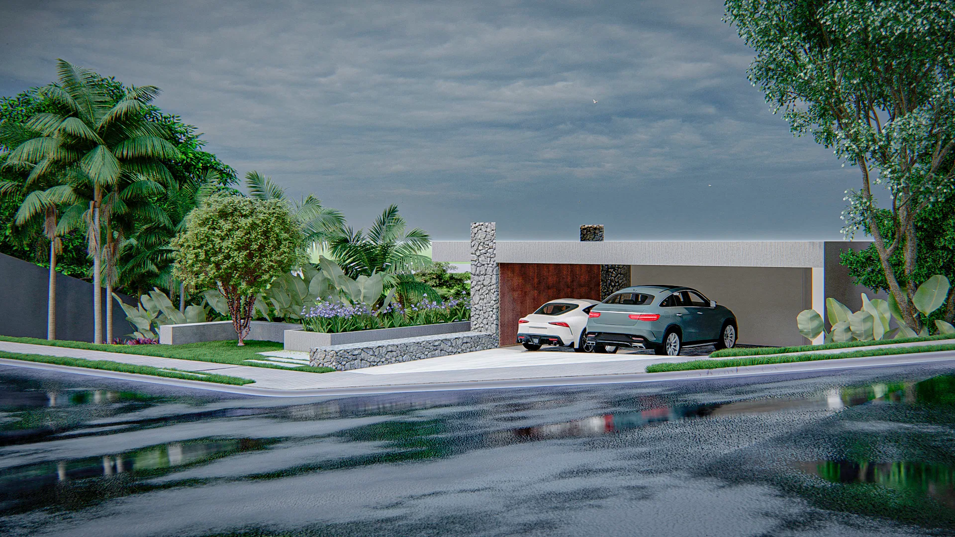 Visualização arquitetônica do projeto Cassio — GRON 3D