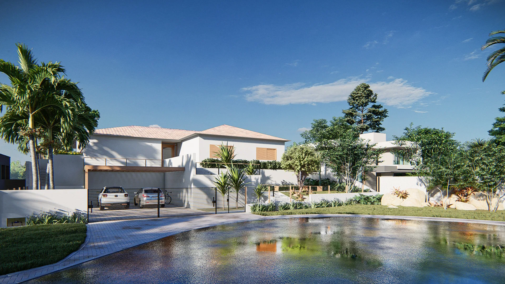 Visualização arquitetônica do projeto Clodoaldo — GRON 3D