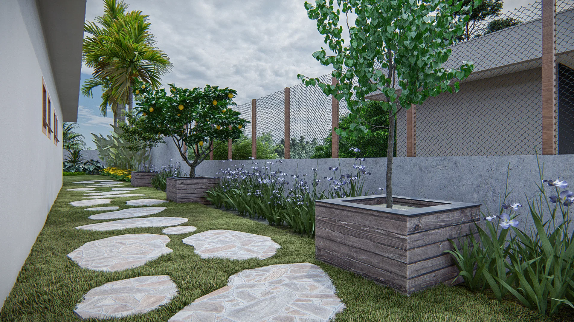 Visualização arquitetônica do projeto Clodoaldo — GRON 3D