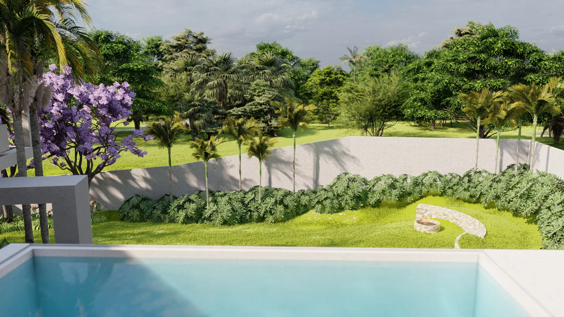 Visualização arquitetônica do projeto Juliana E Bruno — GRON 3D