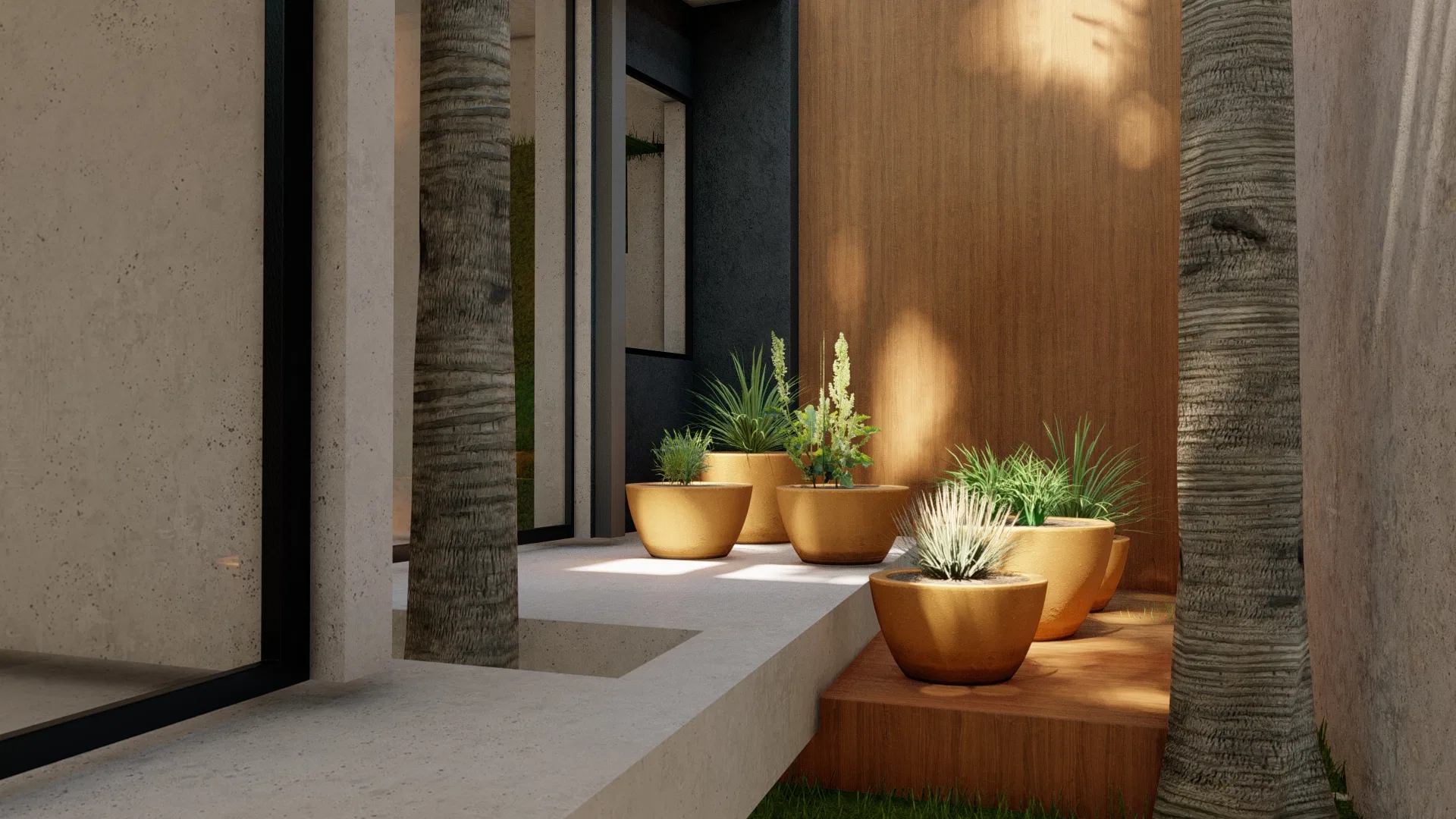 Visualização arquitetônica do projeto Juliana E Bruno — GRON 3D