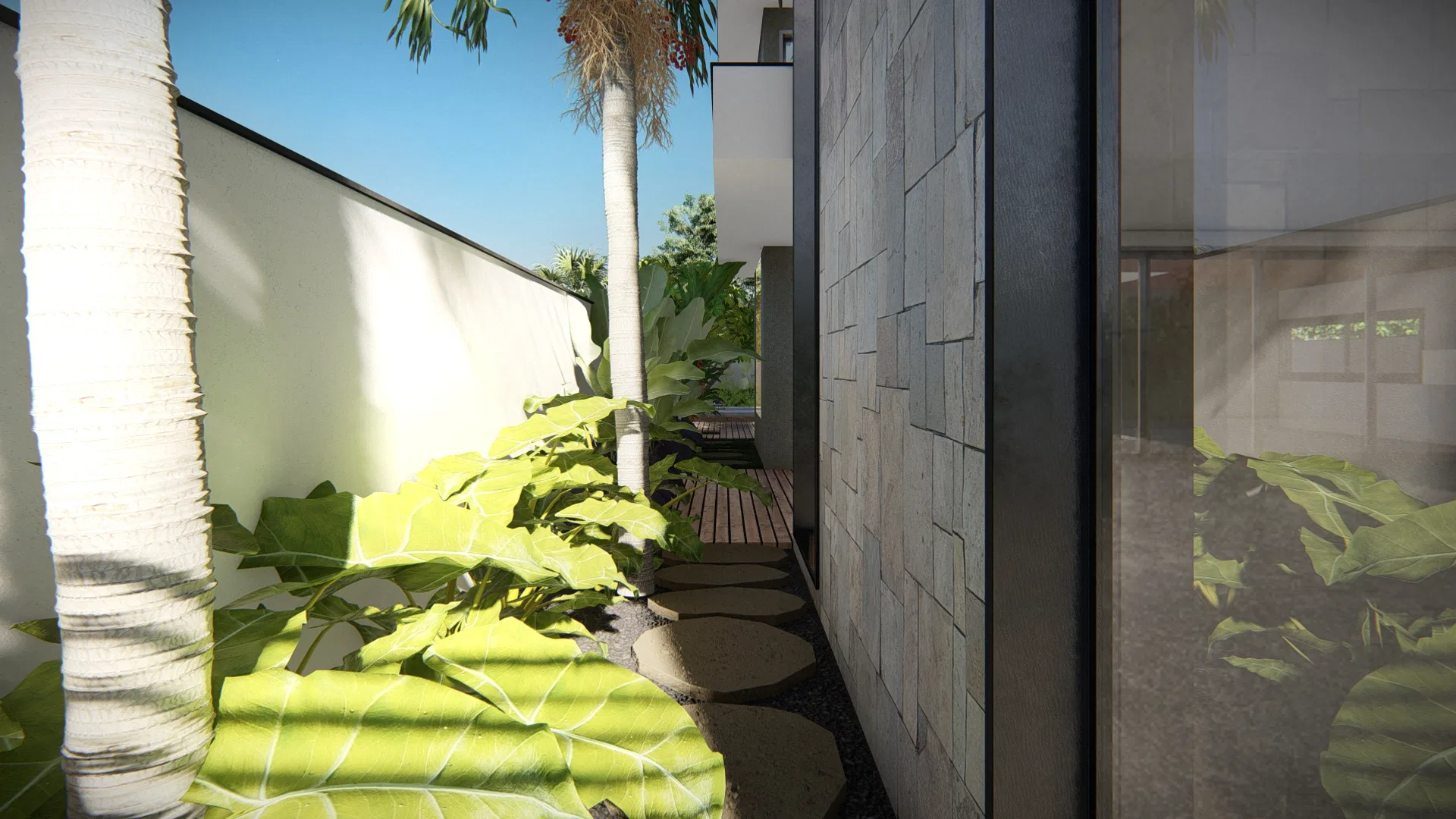 Visualização arquitetônica do projeto Laís E Davison — GRON 3D