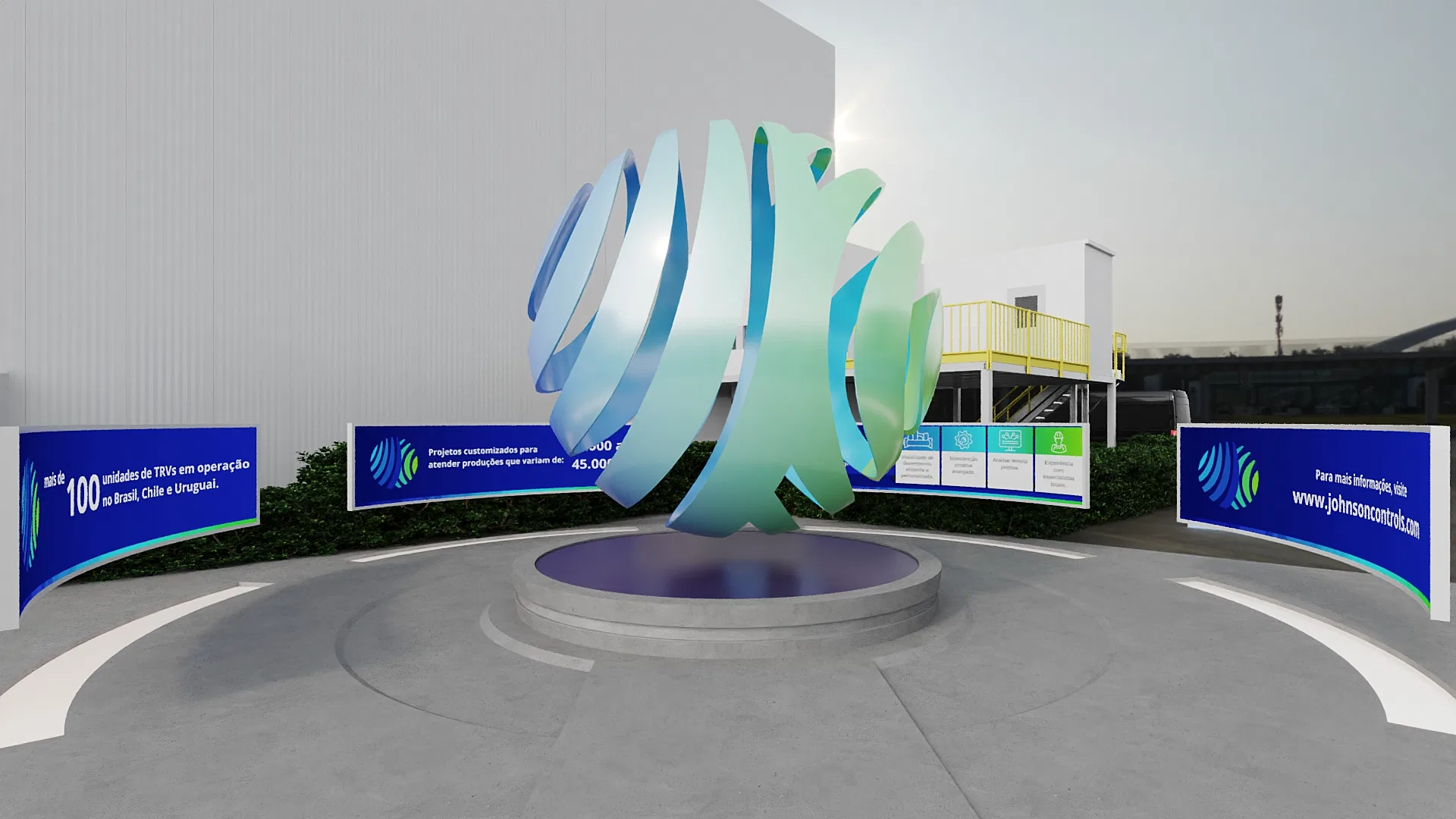 Visualização arquitetônica do projeto Maquina Refrigeracao — GRON 3D