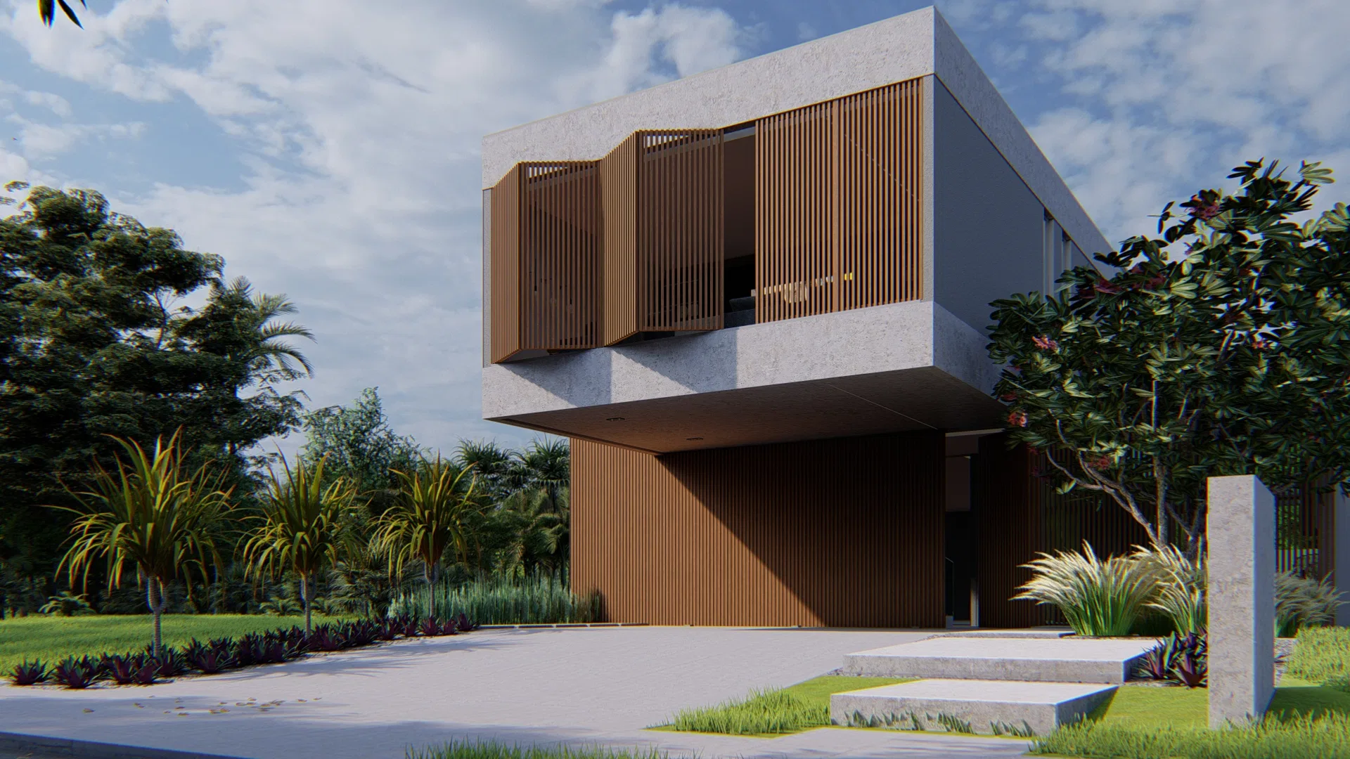 Visualização arquitetônica do projeto Rafael — GRON 3D