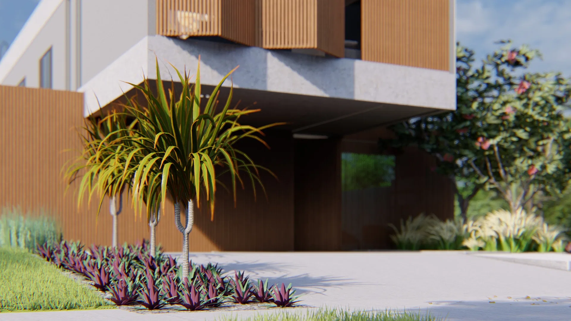 Visualização arquitetônica do projeto Rafael — GRON 3D
