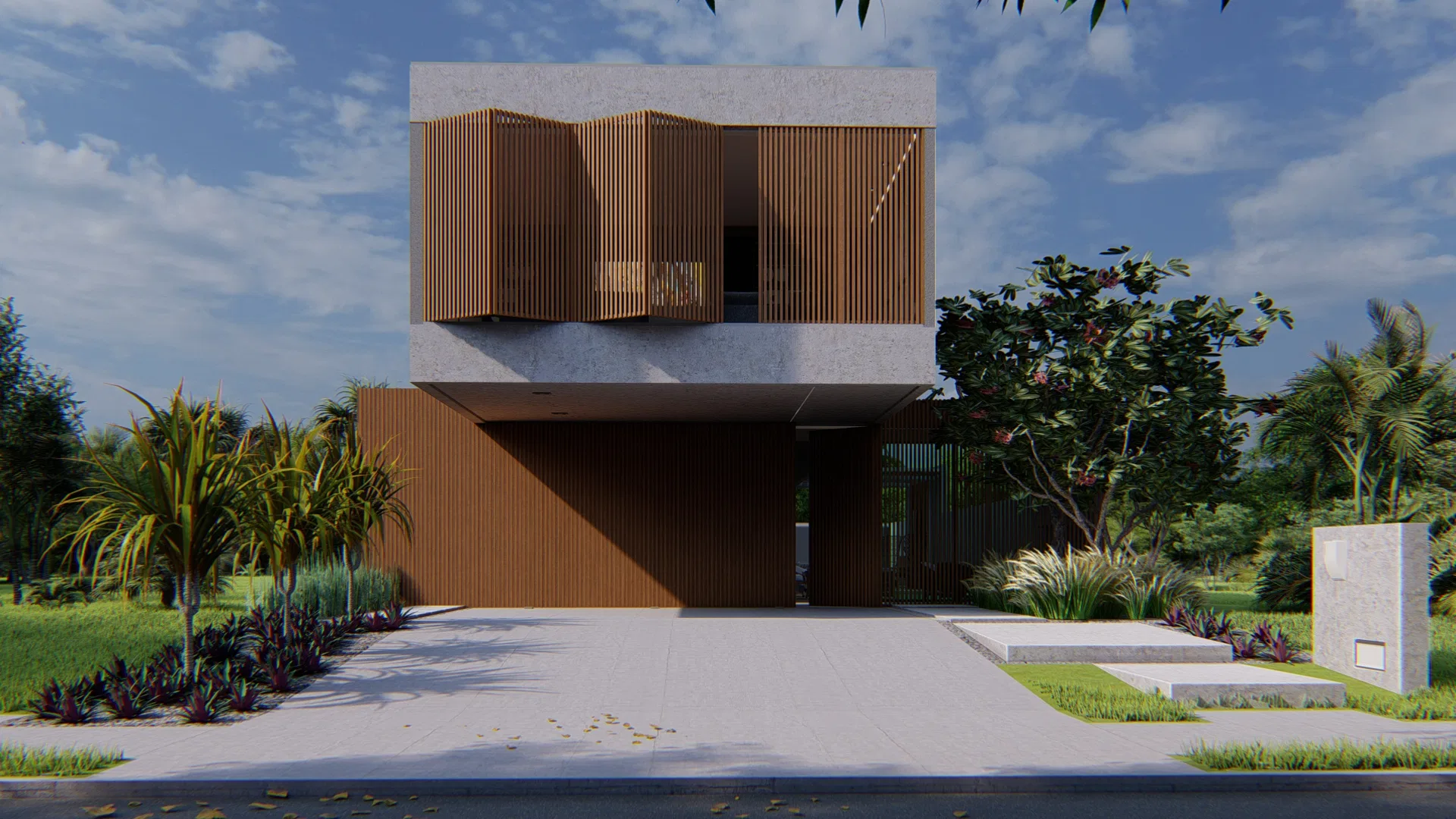 Visualização arquitetônica do projeto Rafael — GRON 3D