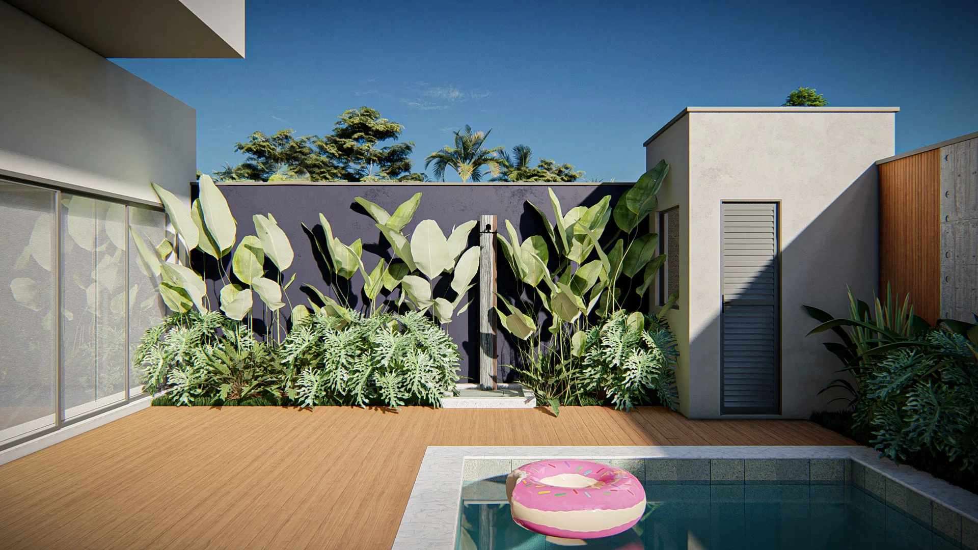 Visualização arquitetônica do projeto Maria Fernanda — GRON 3D