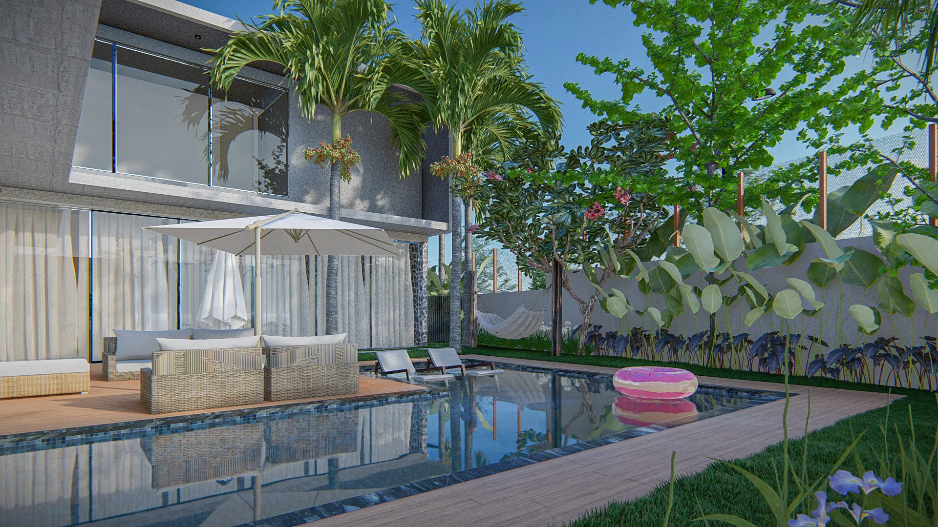 Visualização arquitetônica do projeto Thais E Daniel — GRON 3D
