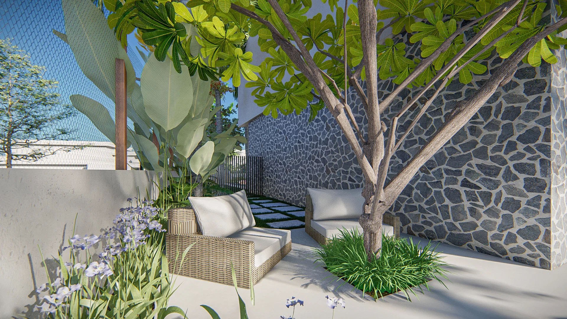 Visualização arquitetônica do projeto Thais E Daniel — GRON 3D