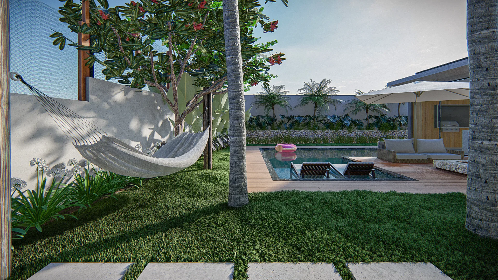 Visualização arquitetônica do projeto Thais E Daniel — GRON 3D