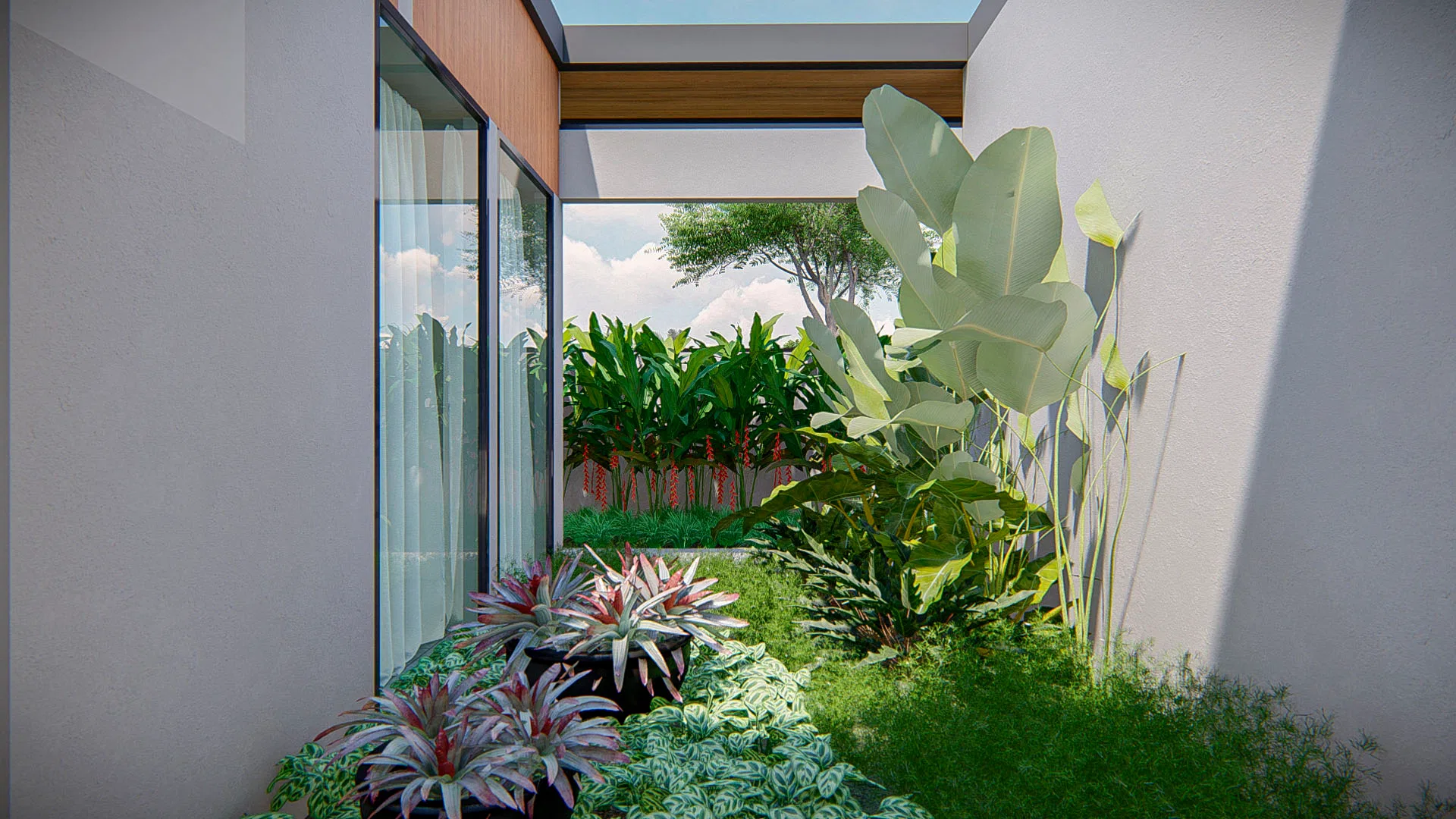 Visualização arquitetônica do projeto Felipe Bruni — GRON 3D