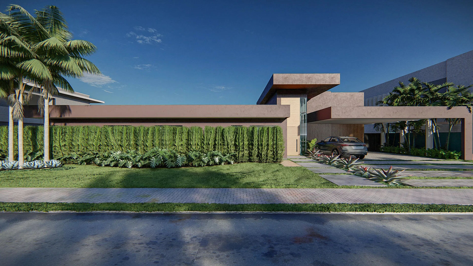 Visualização arquitetônica do projeto Jonas E Marina — GRON 3D