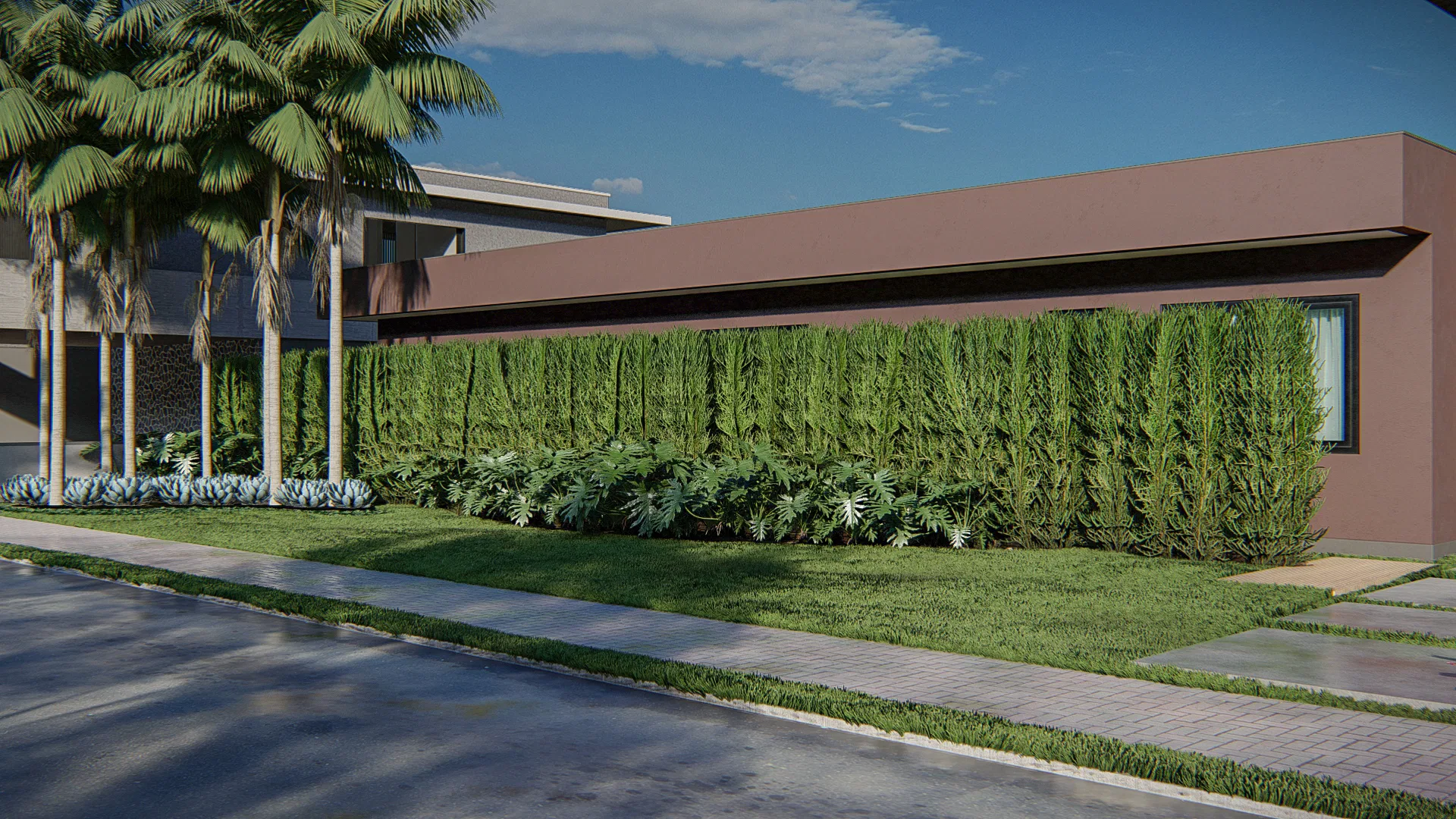 Visualização arquitetônica do projeto Jonas E Marina — GRON 3D