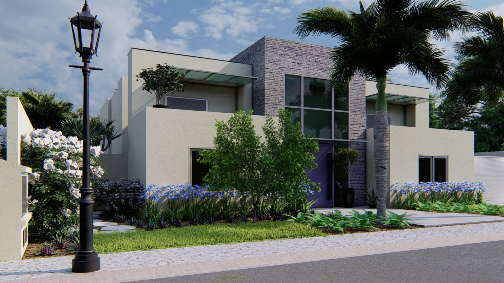 Visualização arquitetônica do projeto Cristiane — GRON 3D
