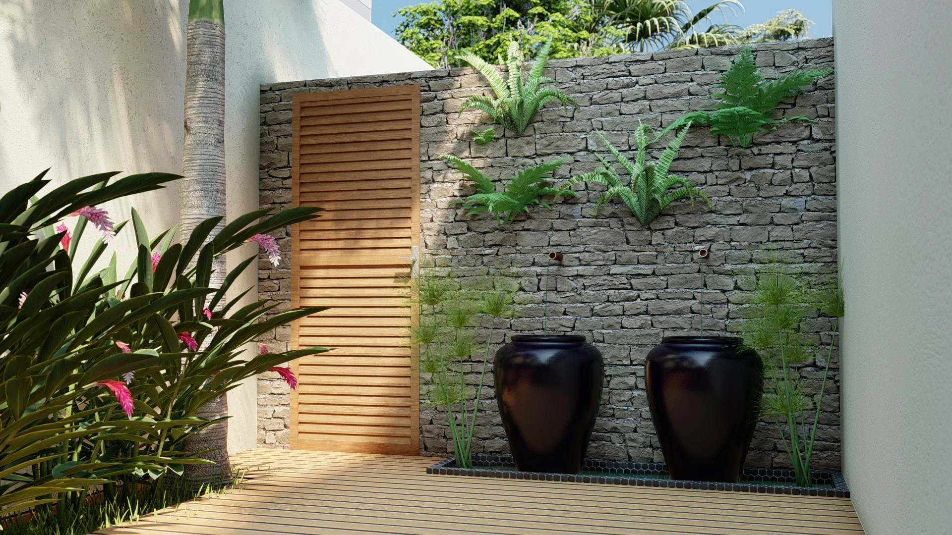 Visualização arquitetônica do projeto Cristiane — GRON 3D