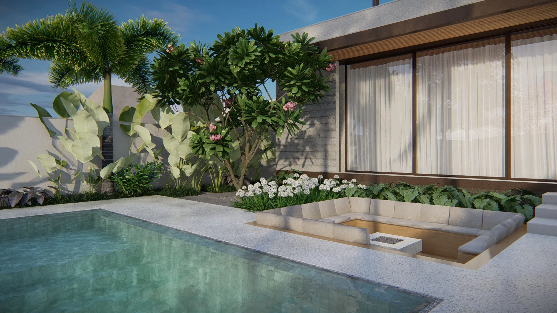 Visualização arquitetônica do projeto Fernanda — GRON 3D