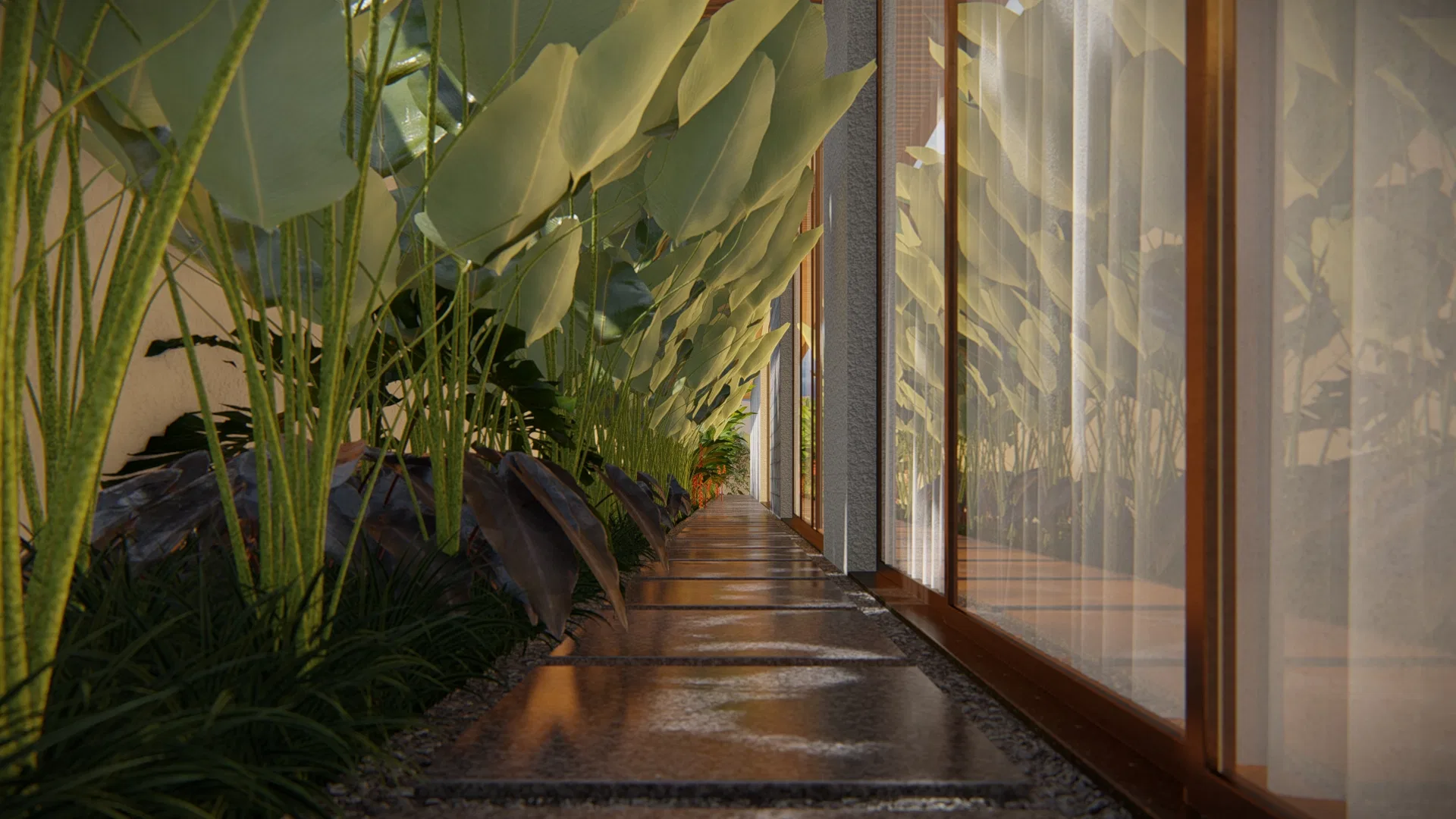Visualização arquitetônica do projeto Fernanda — GRON 3D