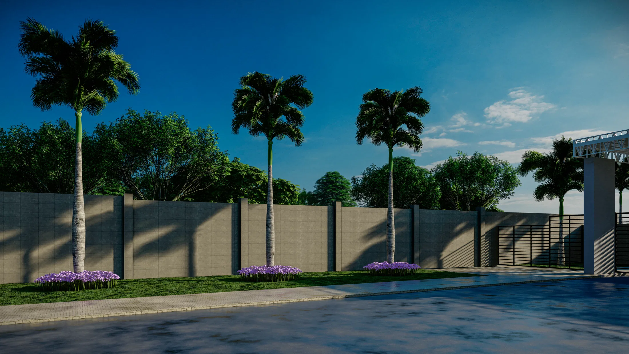 Visualização arquitetônica do projeto Imperial Campos — GRON 3D