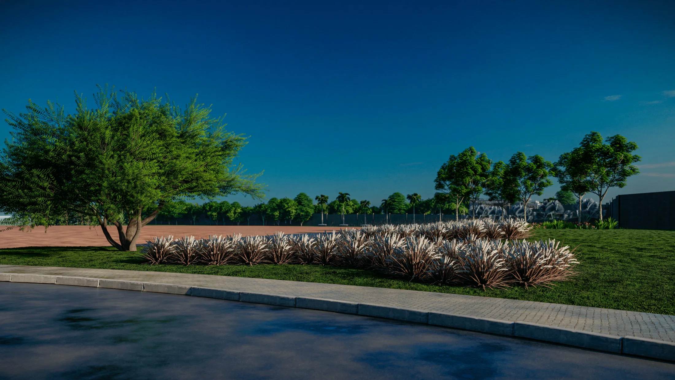 Visualização arquitetônica do projeto Imperial Campos — GRON 3D