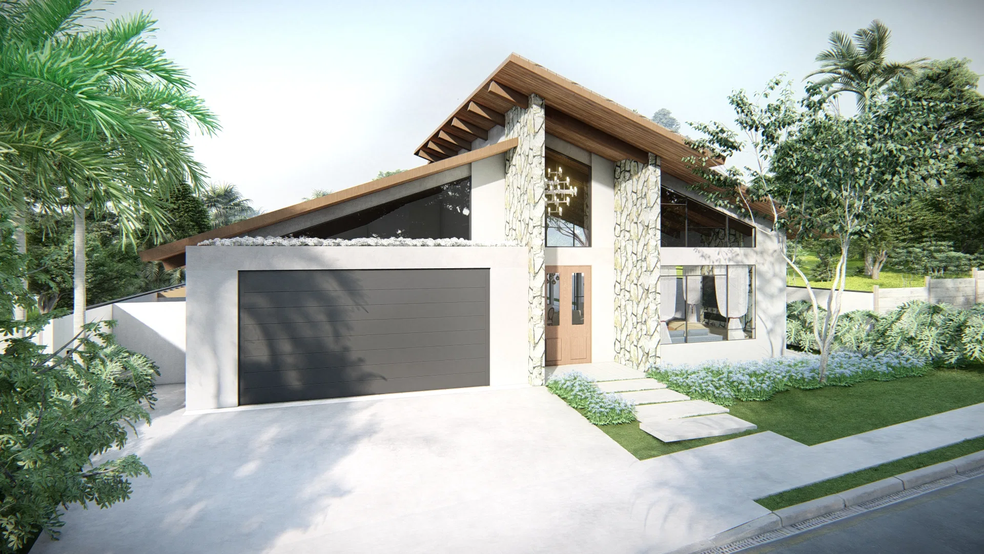 Visualização arquitetônica do projeto Eustaquio E Adriana — GRON 3D