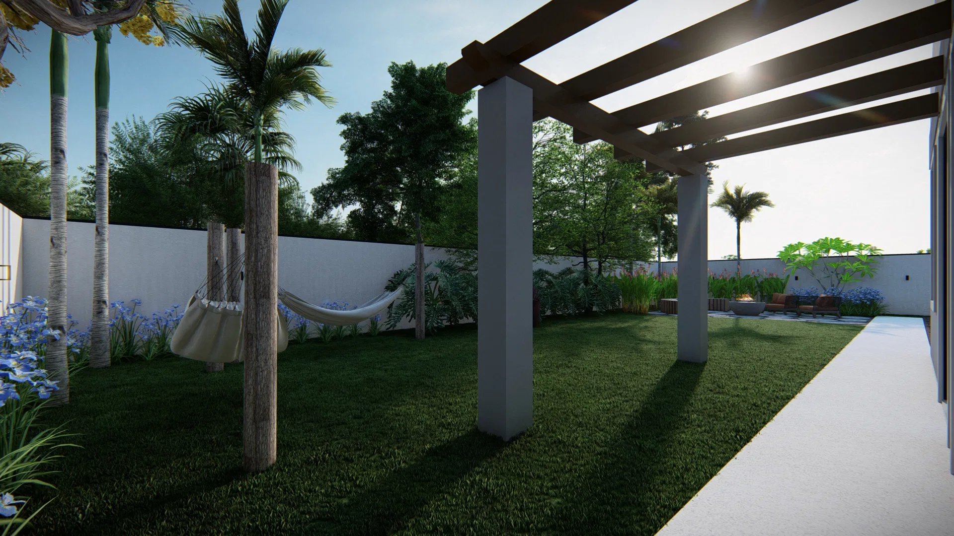 Visualização arquitetônica do projeto Eustaquio E Adriana — GRON 3D