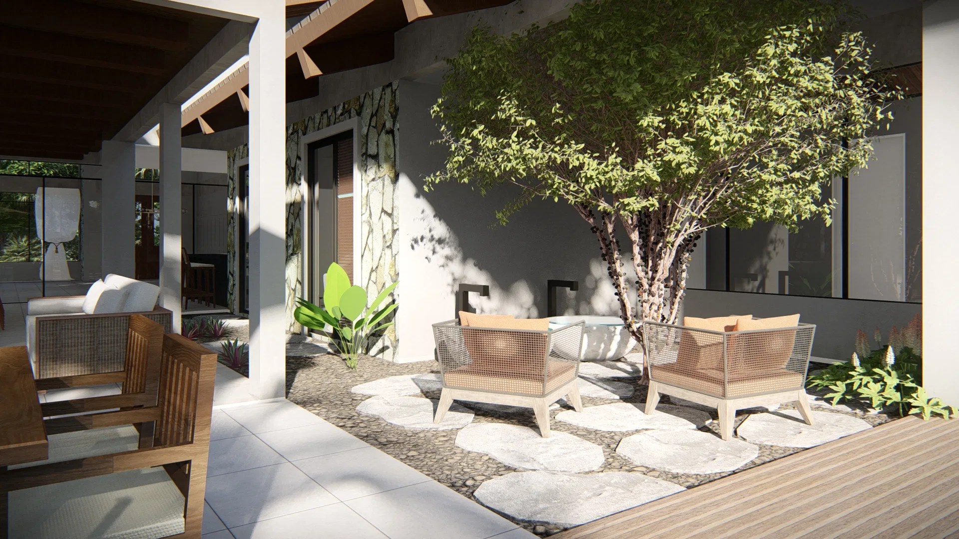 Visualização arquitetônica do projeto Eustaquio E Adriana — GRON 3D