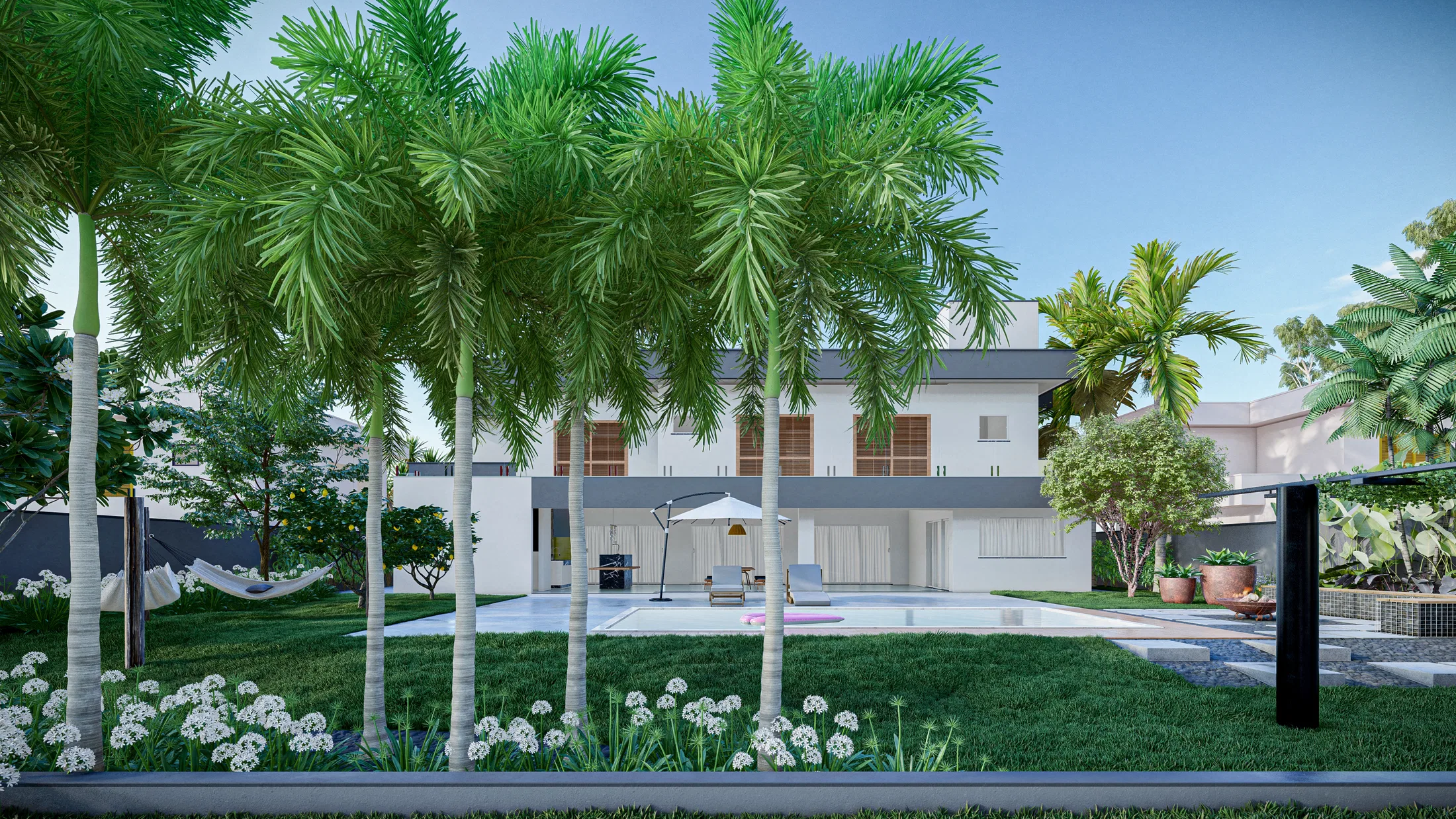 Visualização arquitetônica do projeto Suzana — GRON 3D
