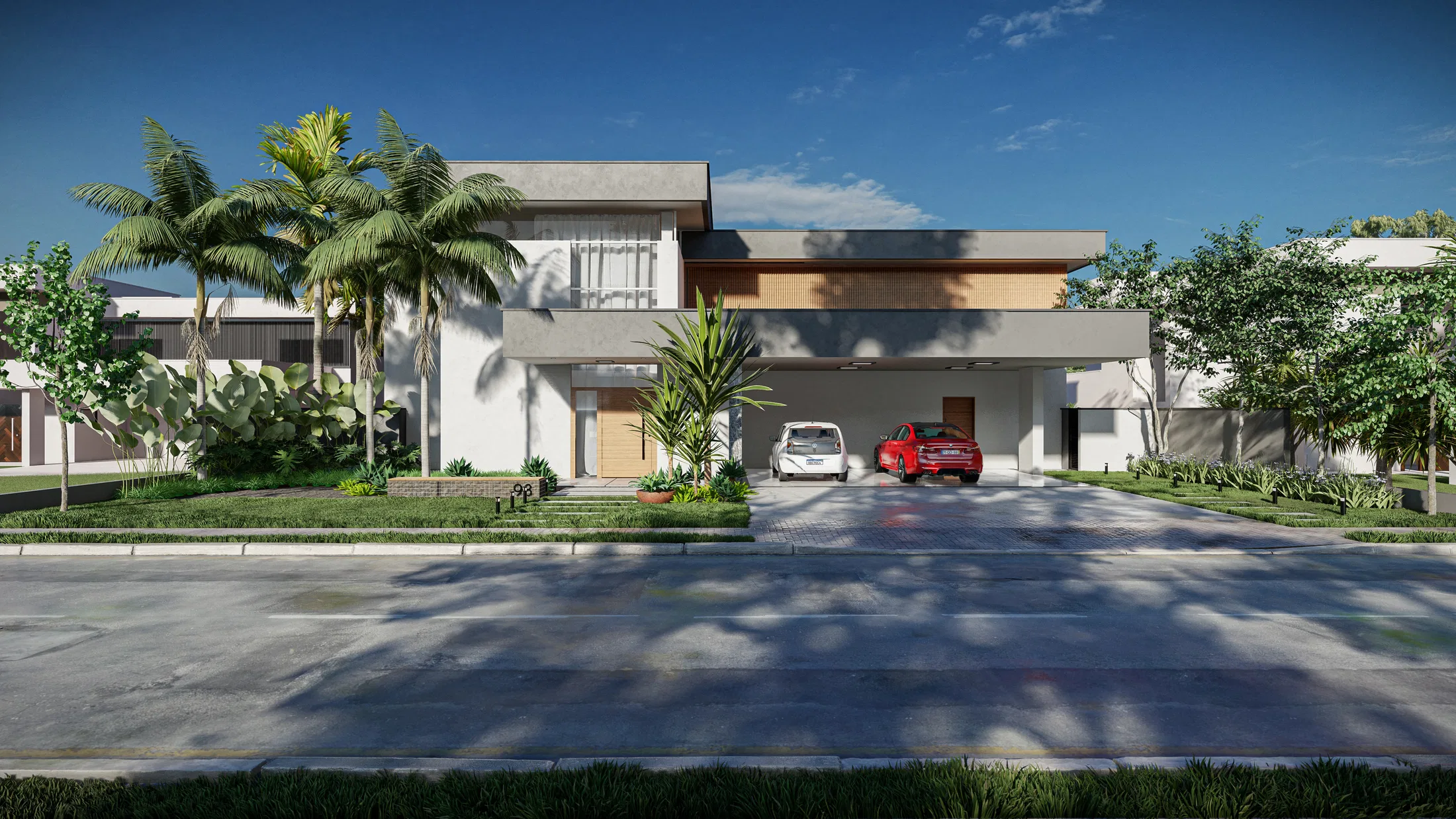 Visualização arquitetônica do projeto Suzana — GRON 3D