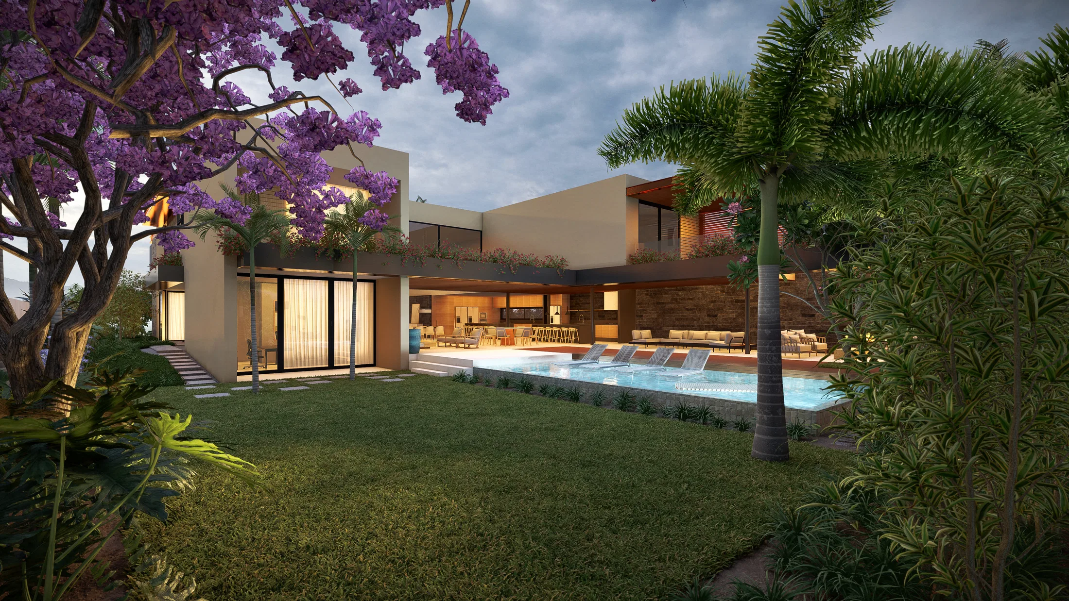 Visualização arquitetônica do projeto Andressa E Eduardo — GRON 3D