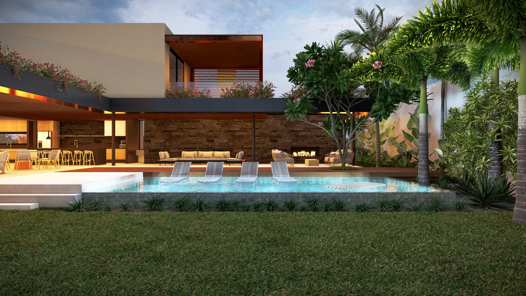 Visualização arquitetônica do projeto Andressa E Eduardo — GRON 3D