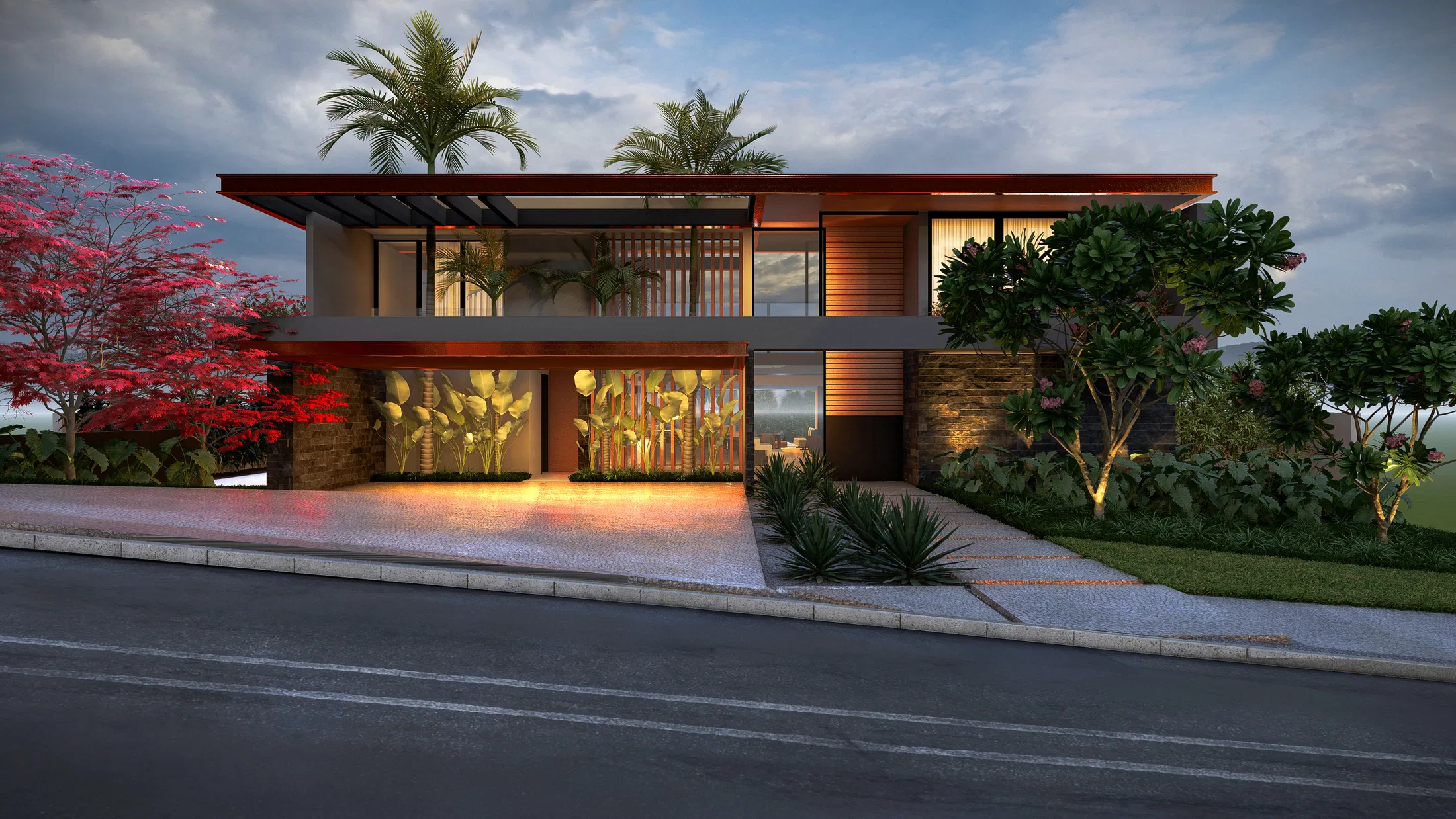 Visualização arquitetônica do projeto Andressa E Eduardo — GRON 3D