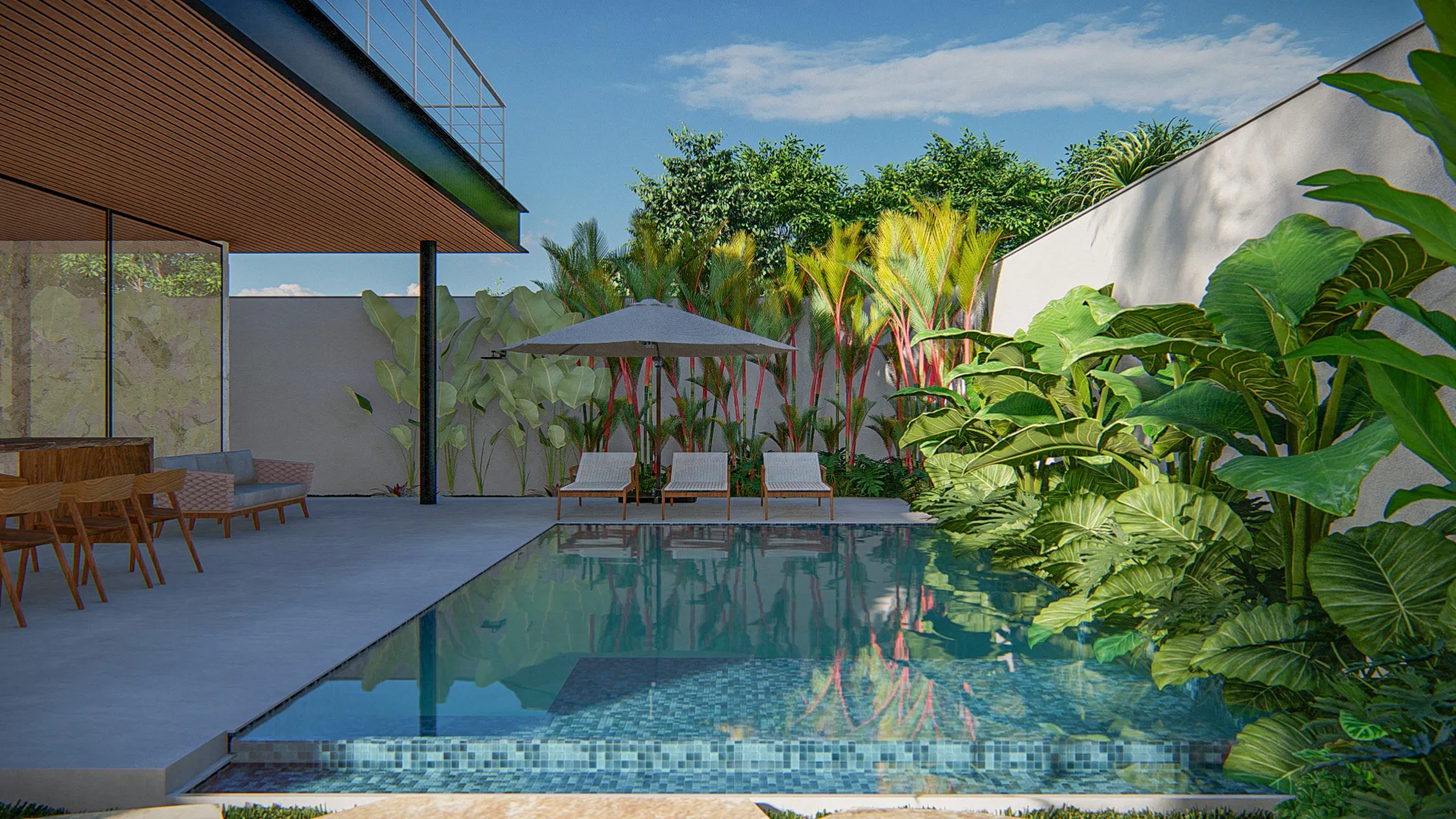 Visualização arquitetônica do projeto Ilton E Luciana — GRON 3D
