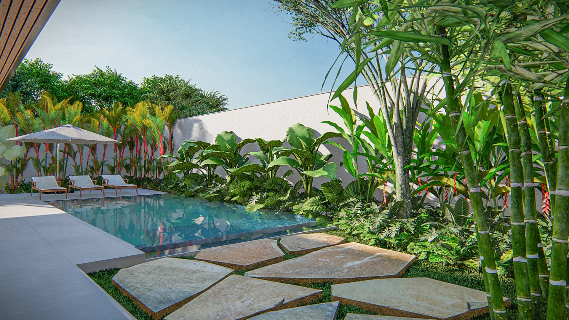 Visualização arquitetônica do projeto Ilton E Luciana — GRON 3D