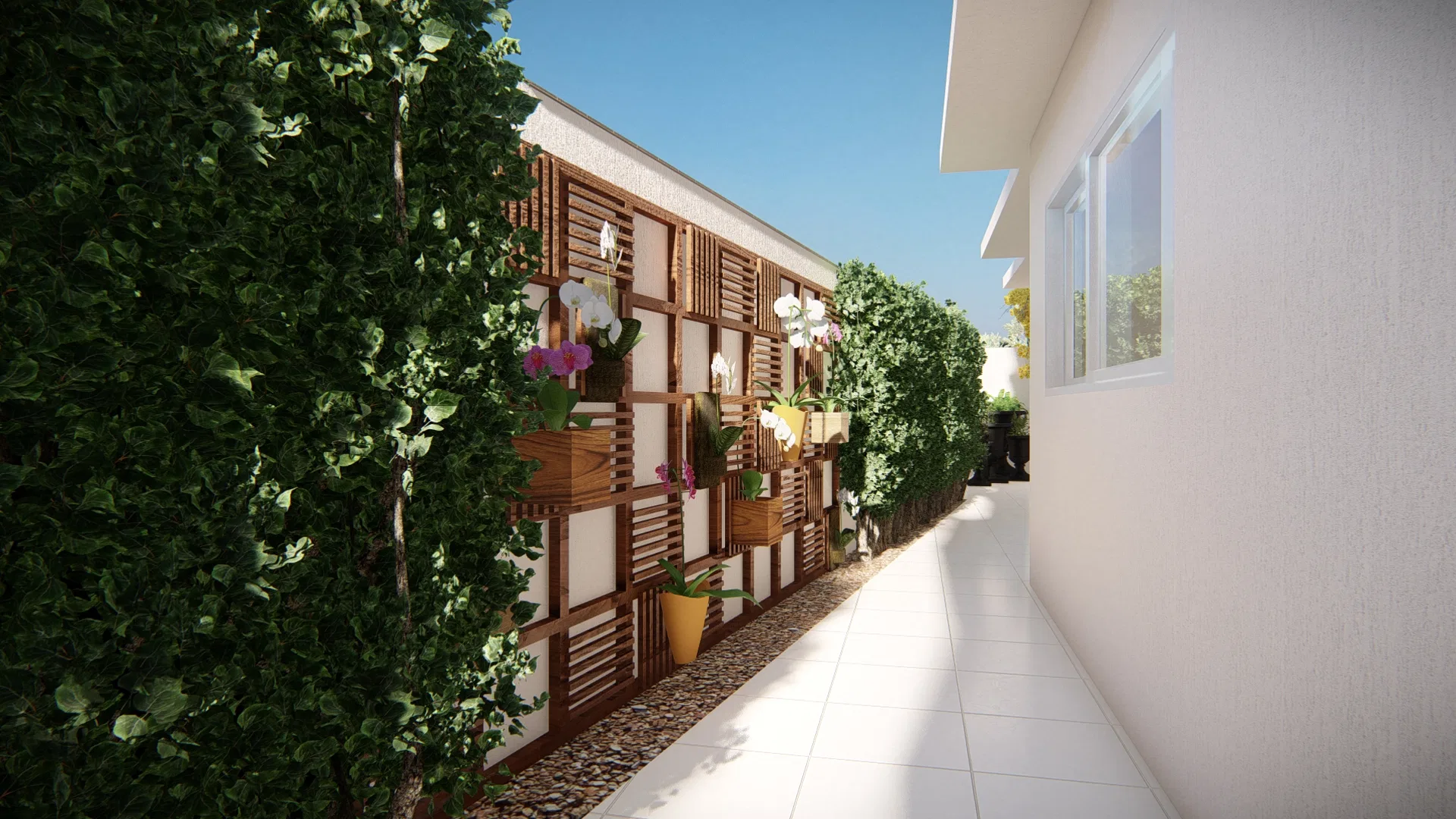 Visualização arquitetônica do projeto Guilherme Salgado — GRON 3D