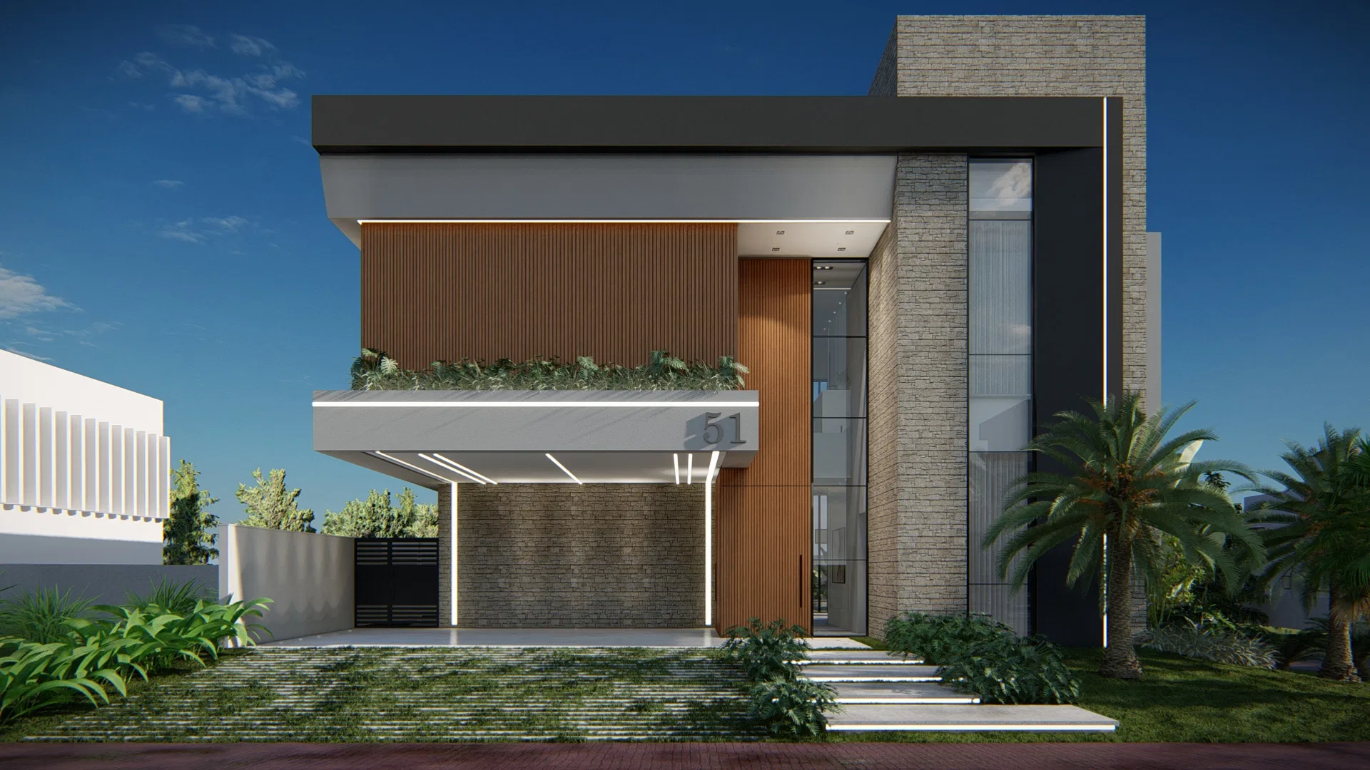 Visualização arquitetônica do projeto Bruna Alphaville 2 — GRON 3D
