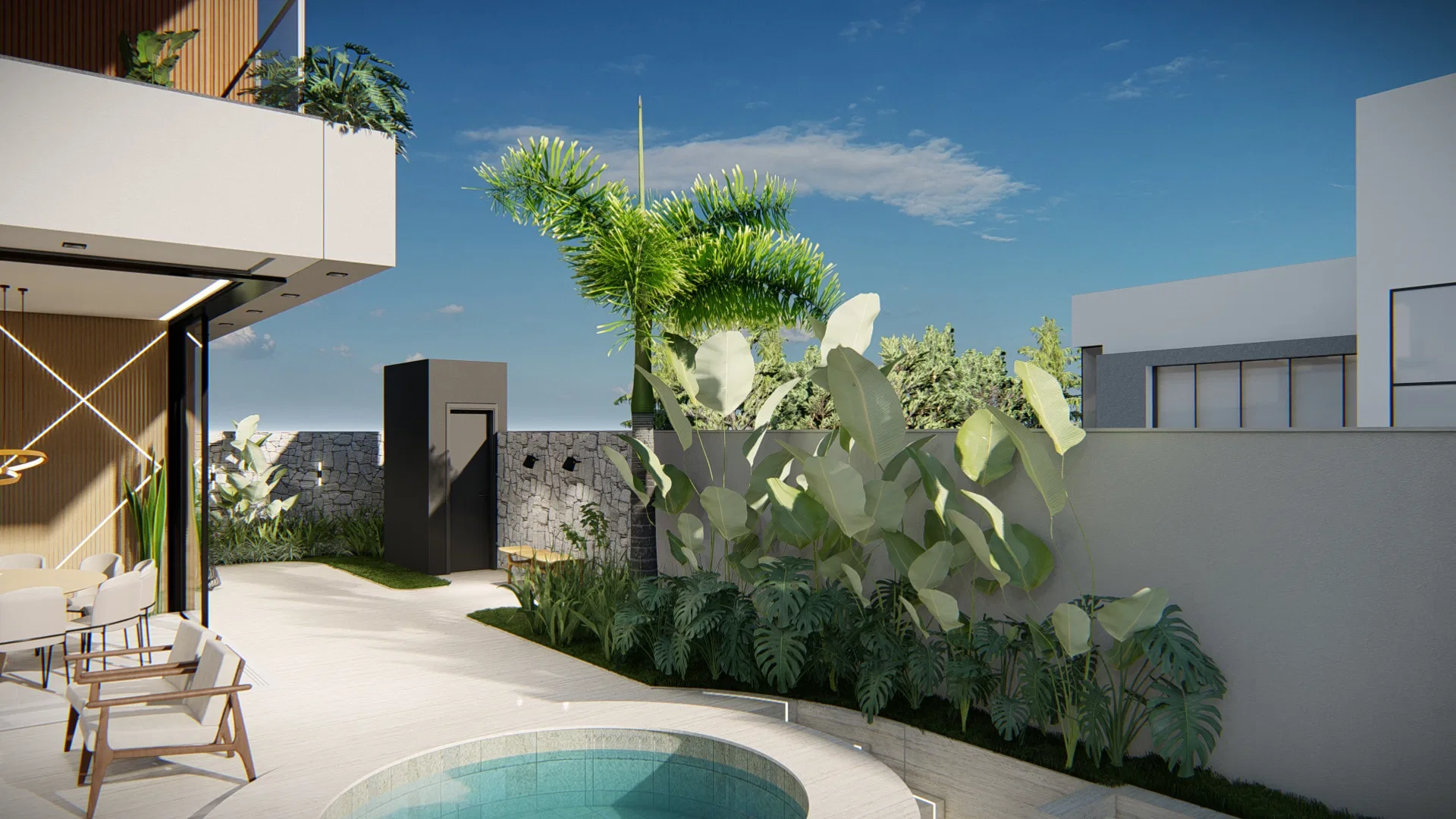Visualização arquitetônica do projeto Bruna Alphaville 2 — GRON 3D