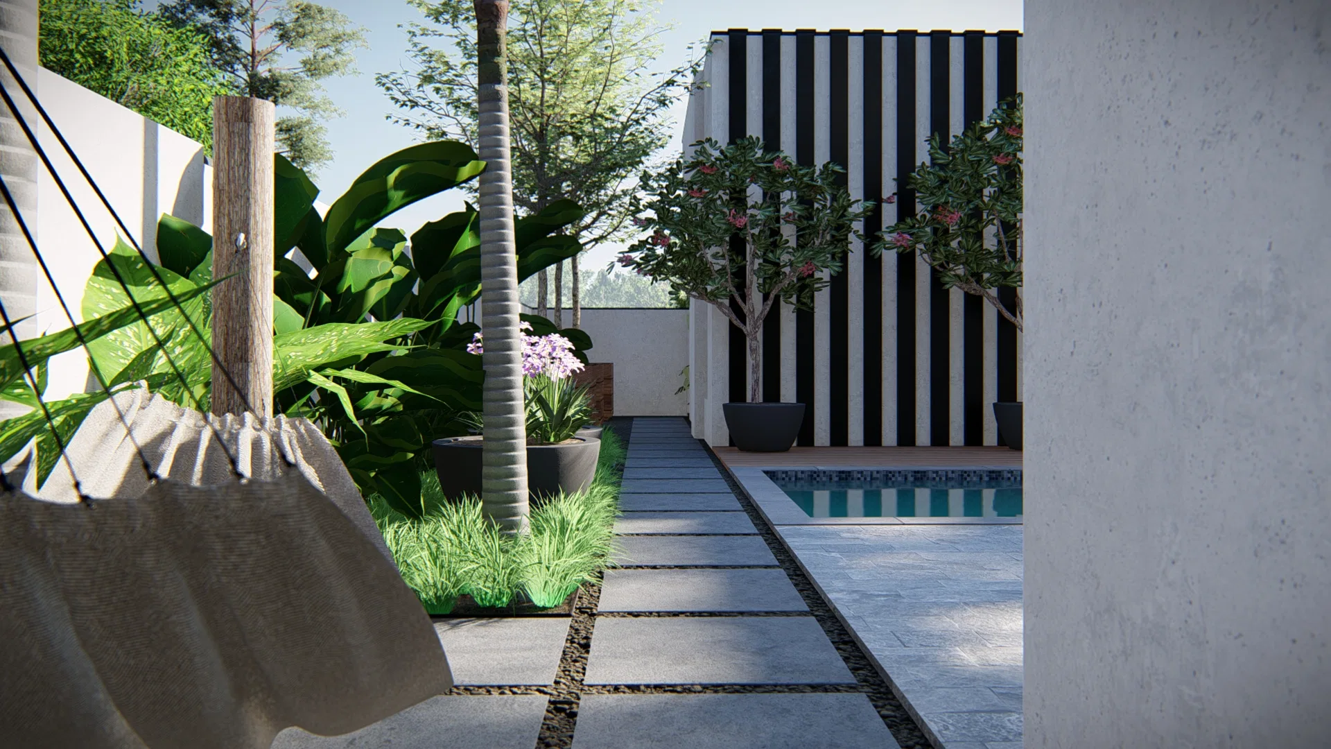 Visualização arquitetônica do projeto Renata E Claudio — GRON 3D