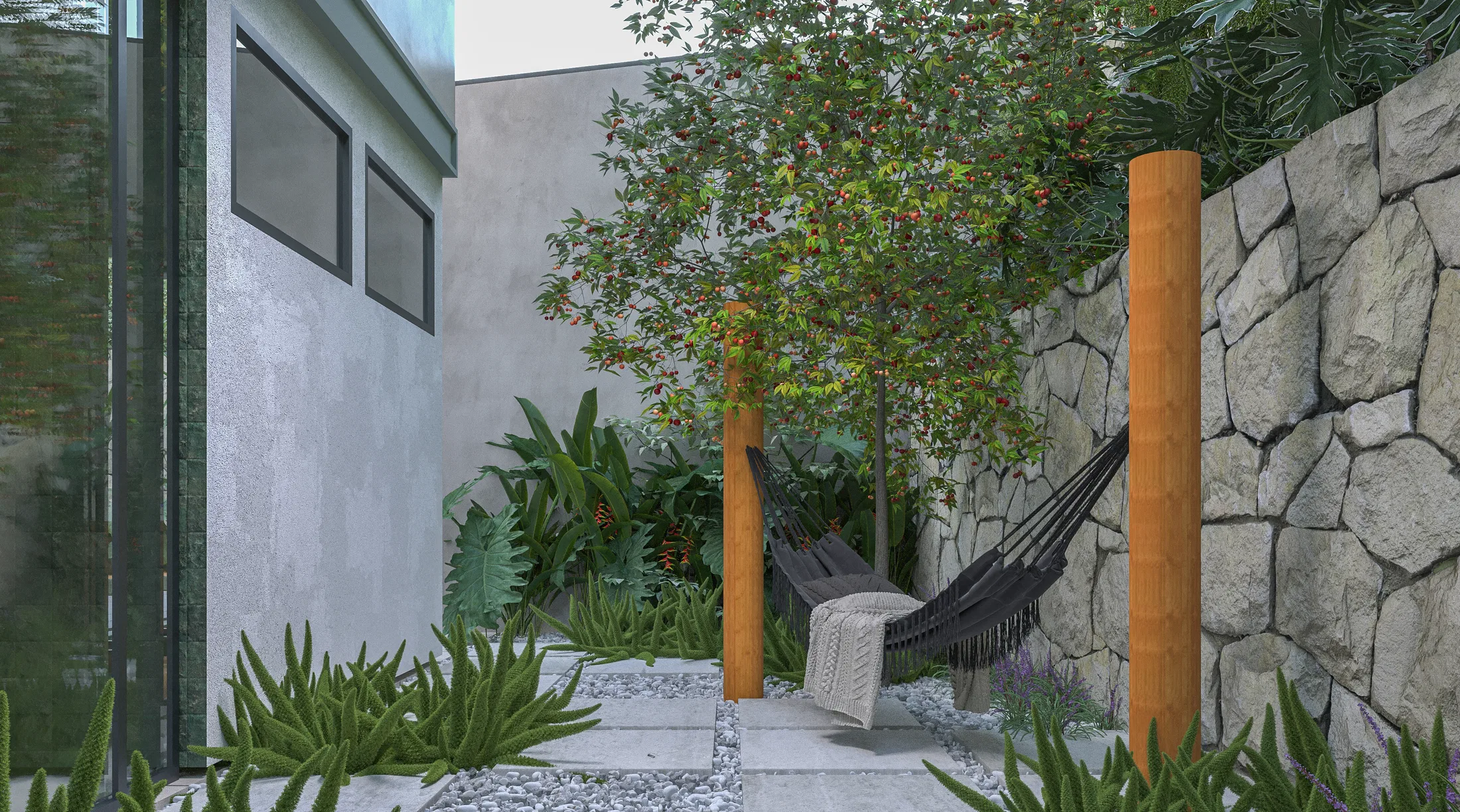 Visualização arquitetônica do projeto Luiz Alphaville — GRON 3D
