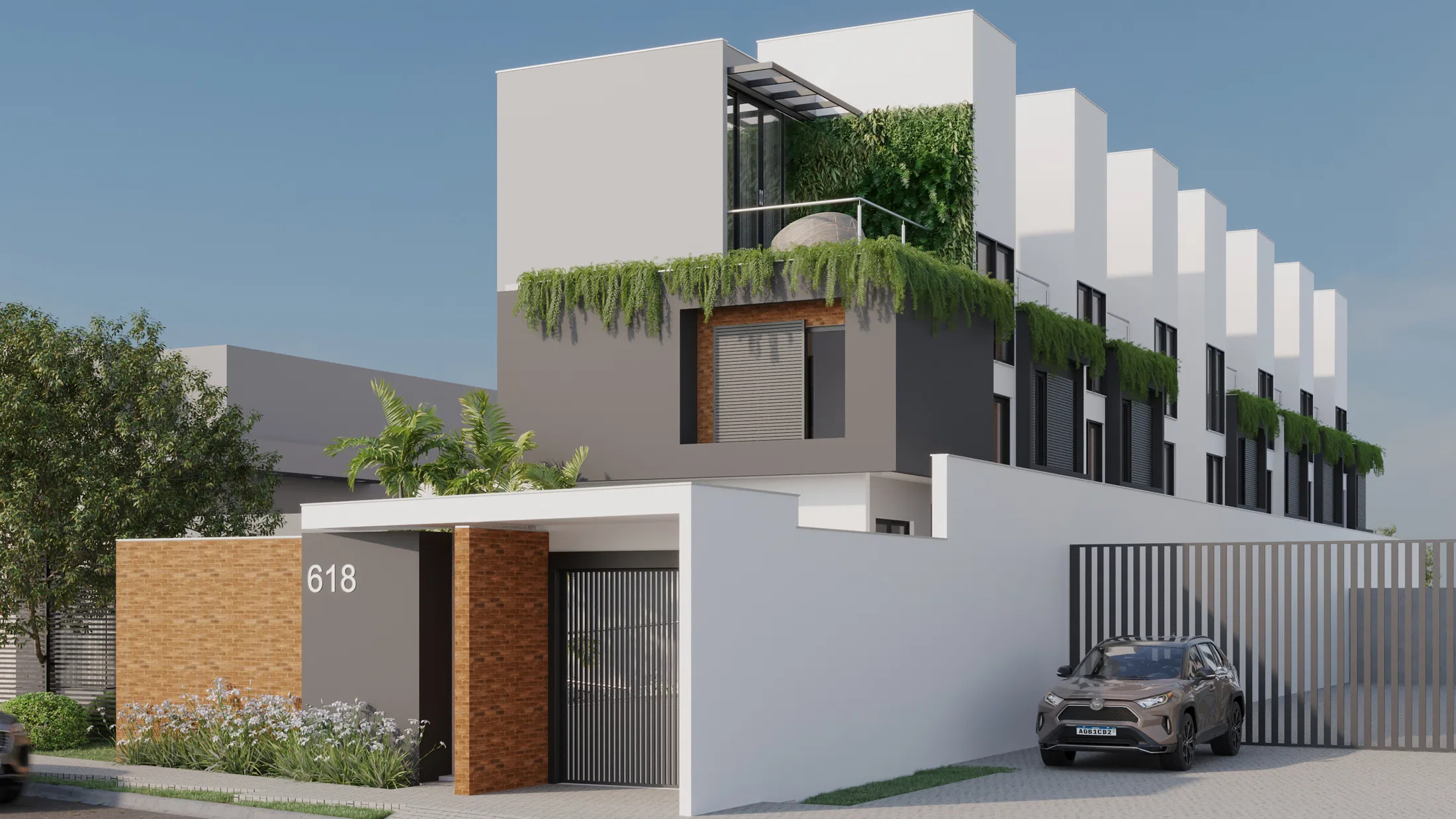Visualização arquitetônica do projeto Cond. Vila Freire — GRON 3D