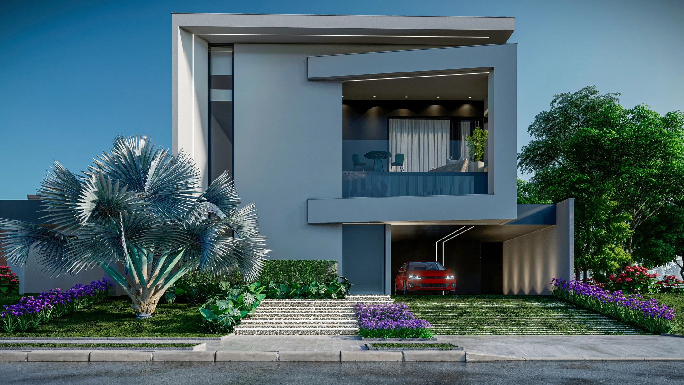 Visualização arquitetônica do projeto Giuliens — GRON 3D