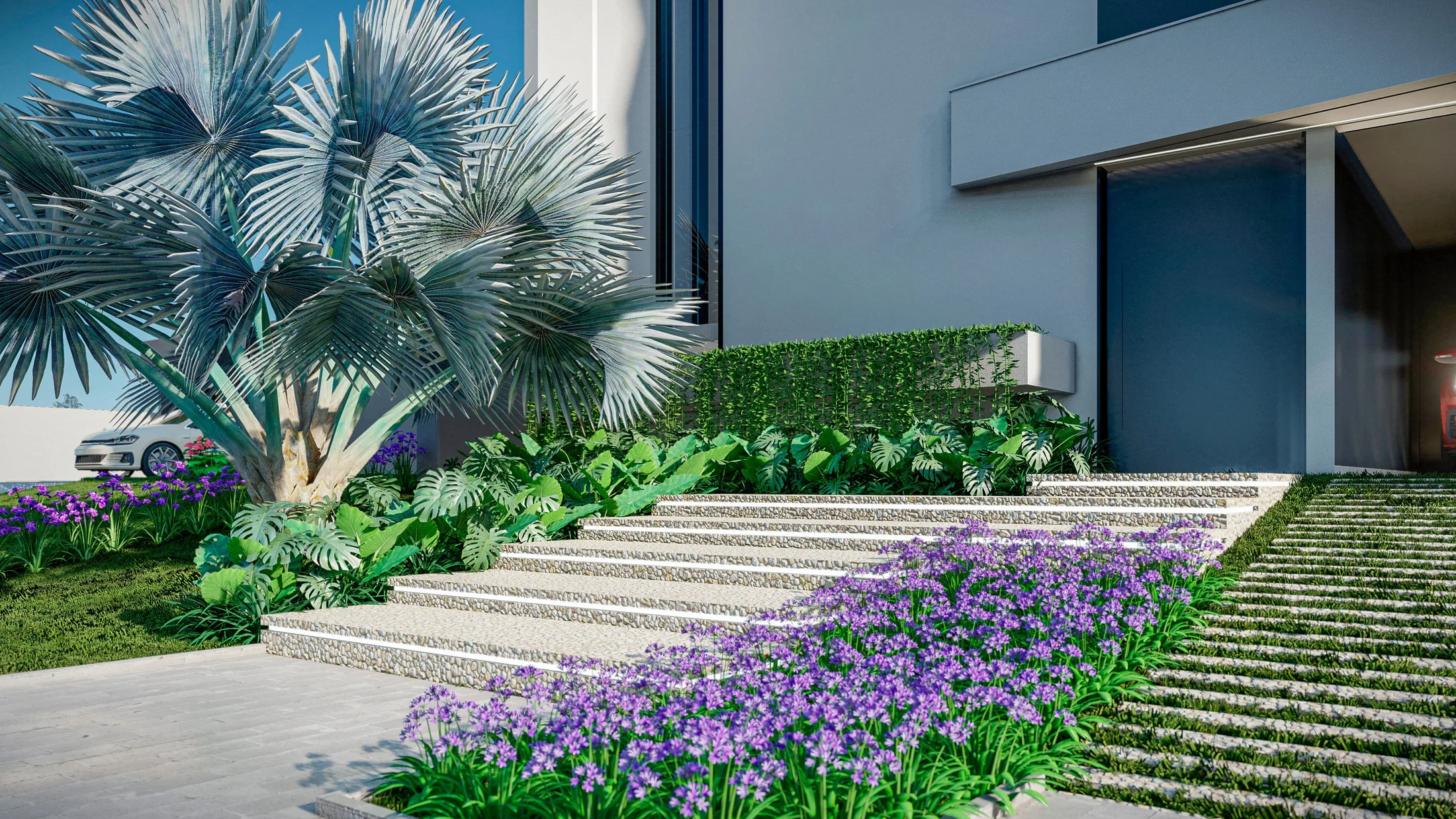 Visualização arquitetônica do projeto Giuliens — GRON 3D