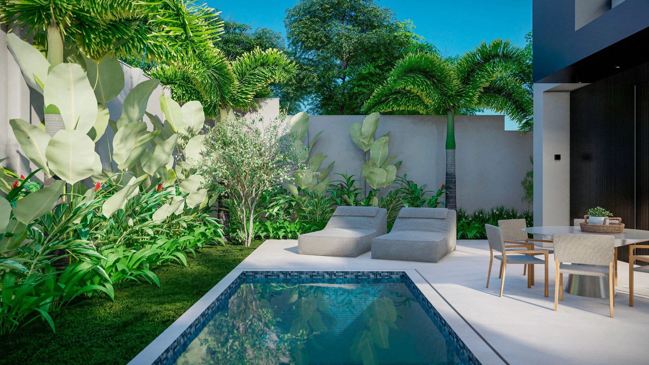 Visualização arquitetônica do projeto Giuliens — GRON 3D