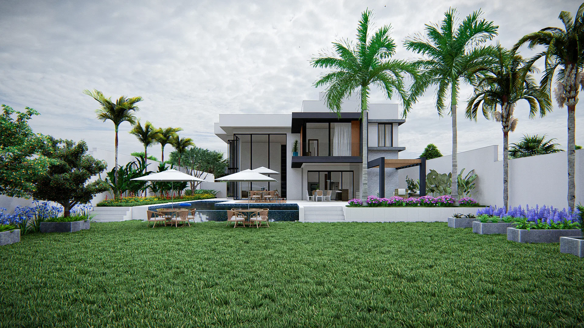 Visualização arquitetônica do projeto Paulo - Cond Ype Dourado — GRON 3D