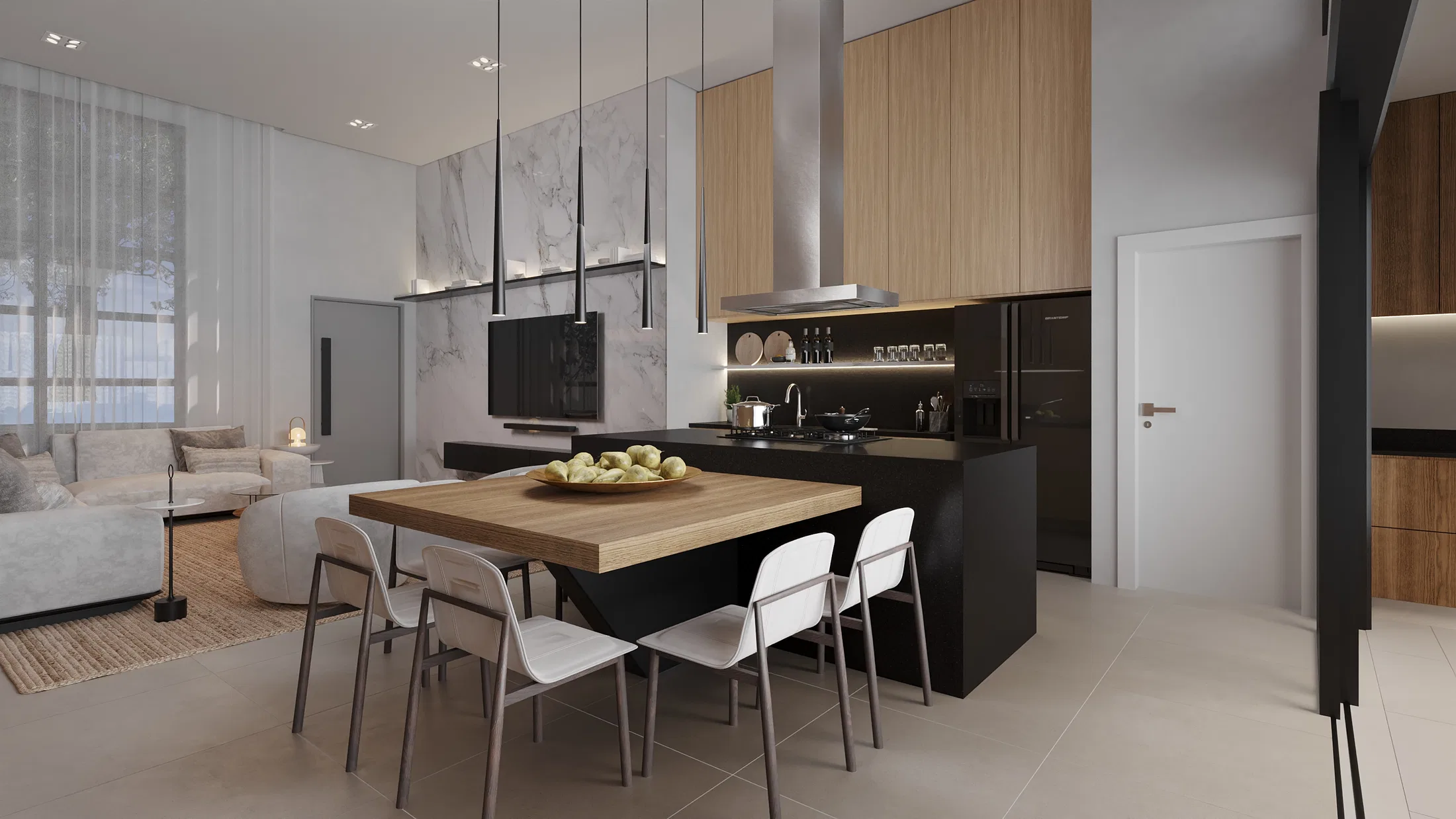 Visualização arquitetônica do projeto Yago — GRON 3D