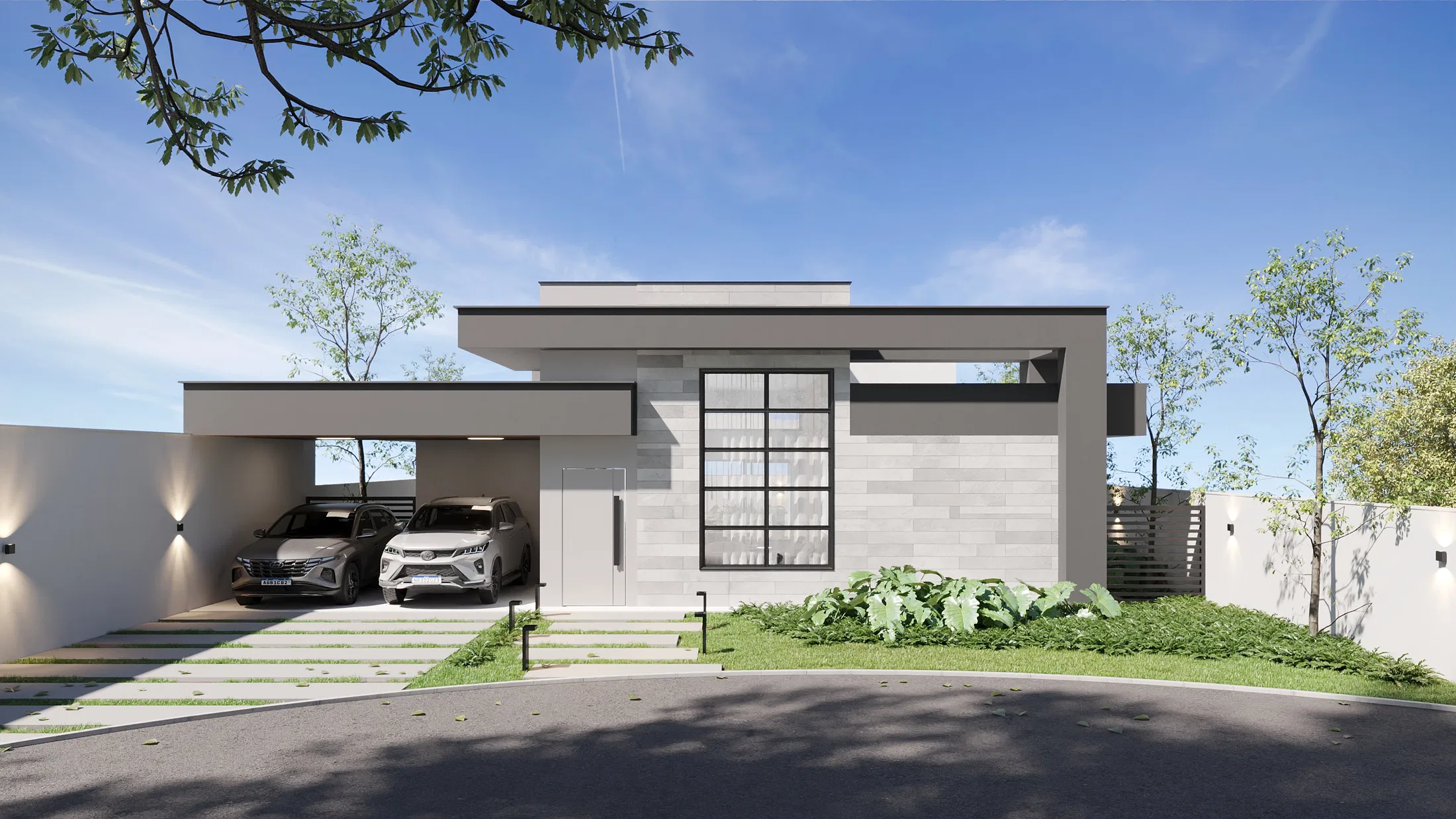 Visualização arquitetônica do projeto Yago — GRON 3D