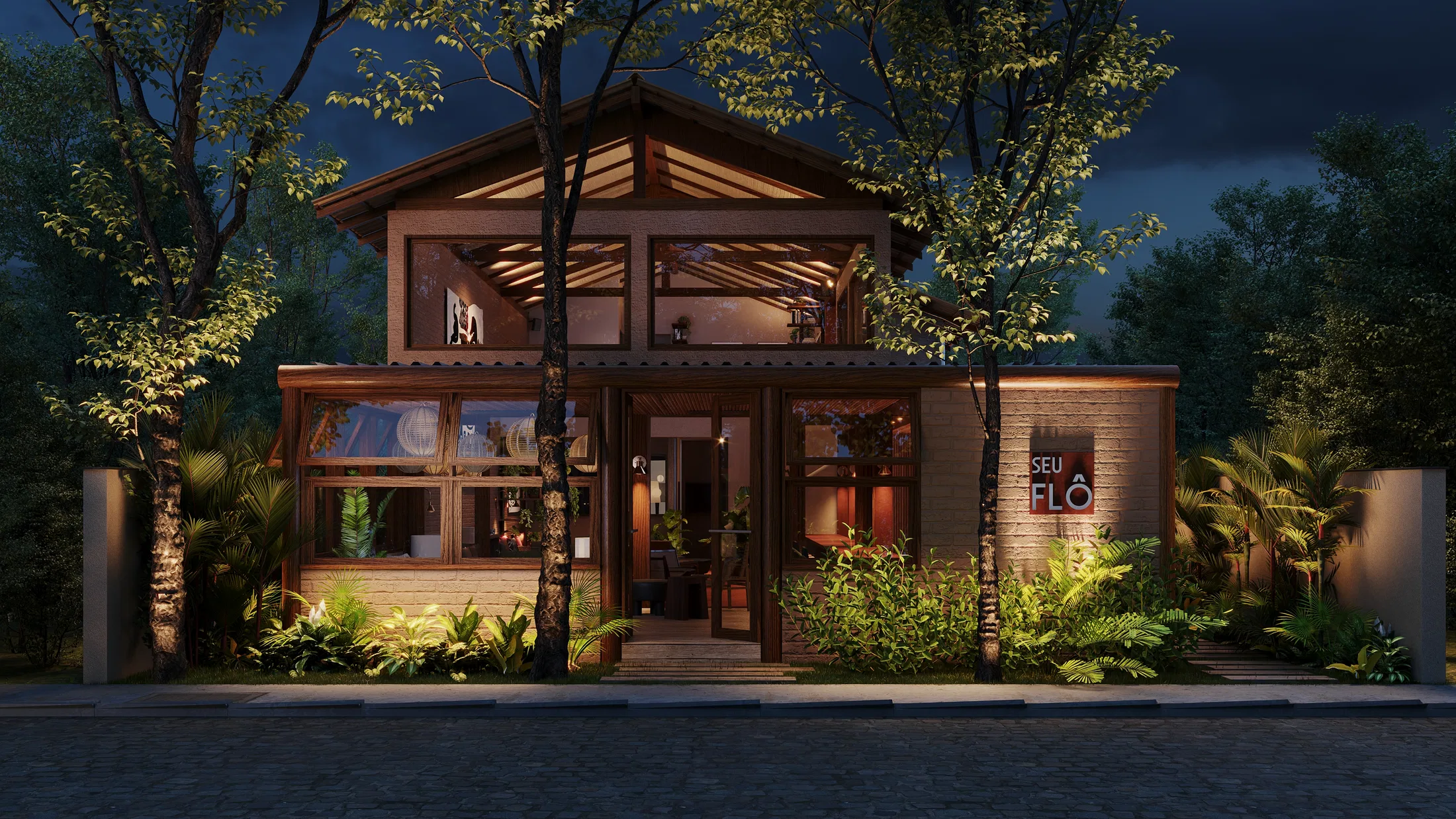 Visualização arquitetônica do projeto 73 Onze — GRON 3D