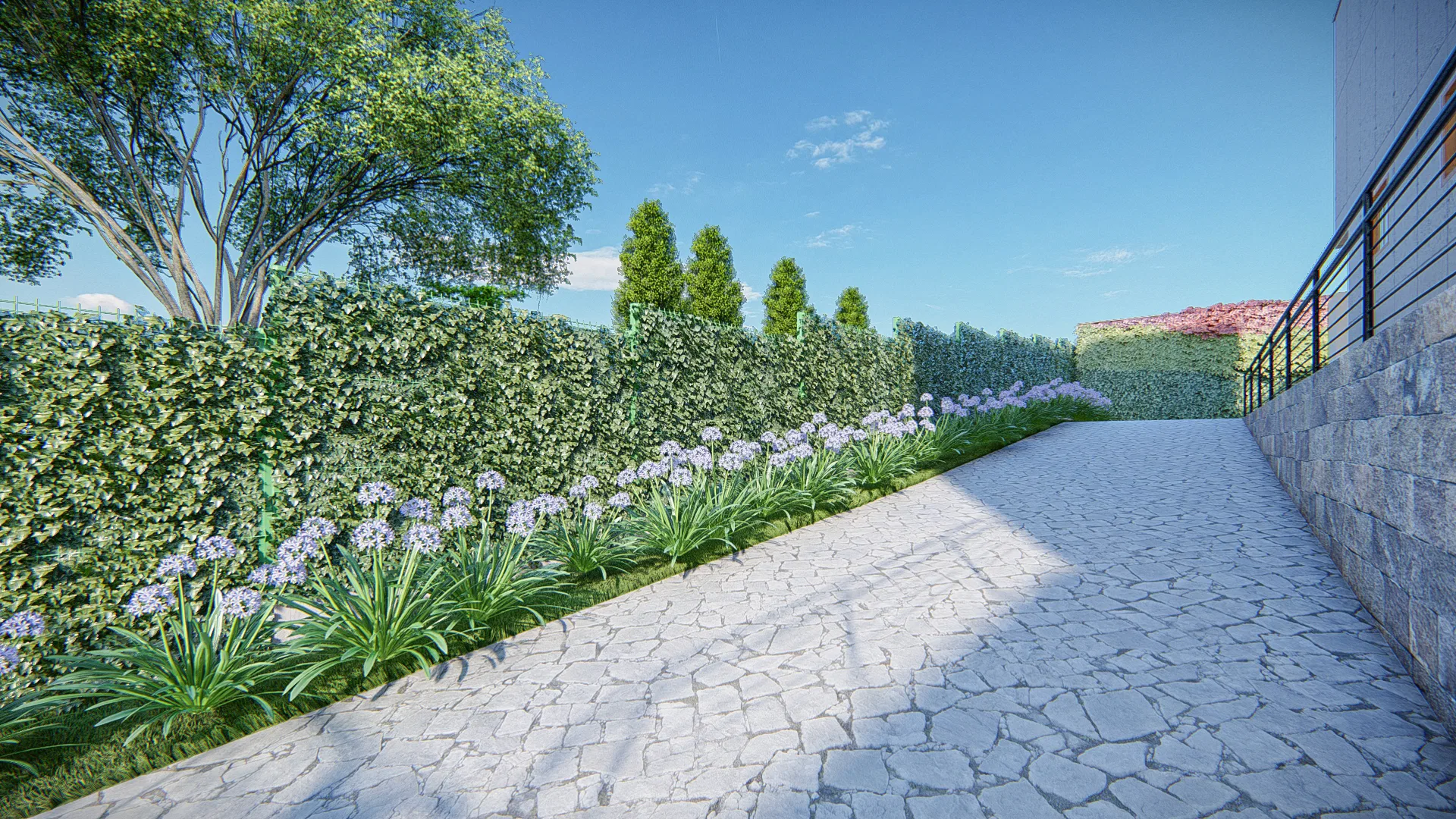 Visualização arquitetônica do projeto Alex E Dora — GRON 3D