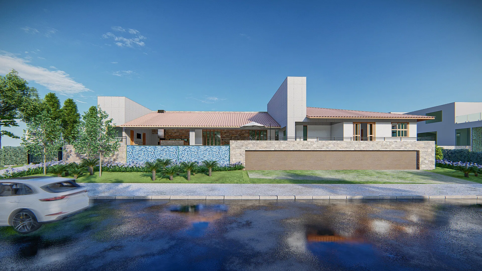 Visualização arquitetônica do projeto Alex E Dora — GRON 3D
